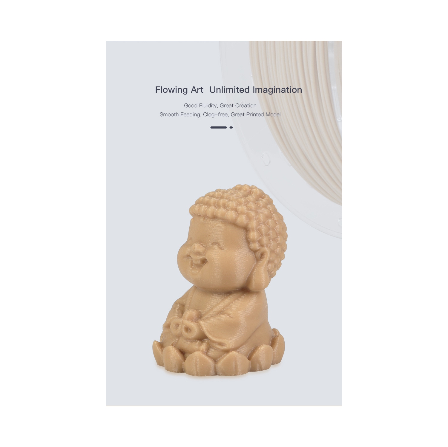 Creality CR-PLA 3D Printer Filament 1.75 mm, 1 KG Spool