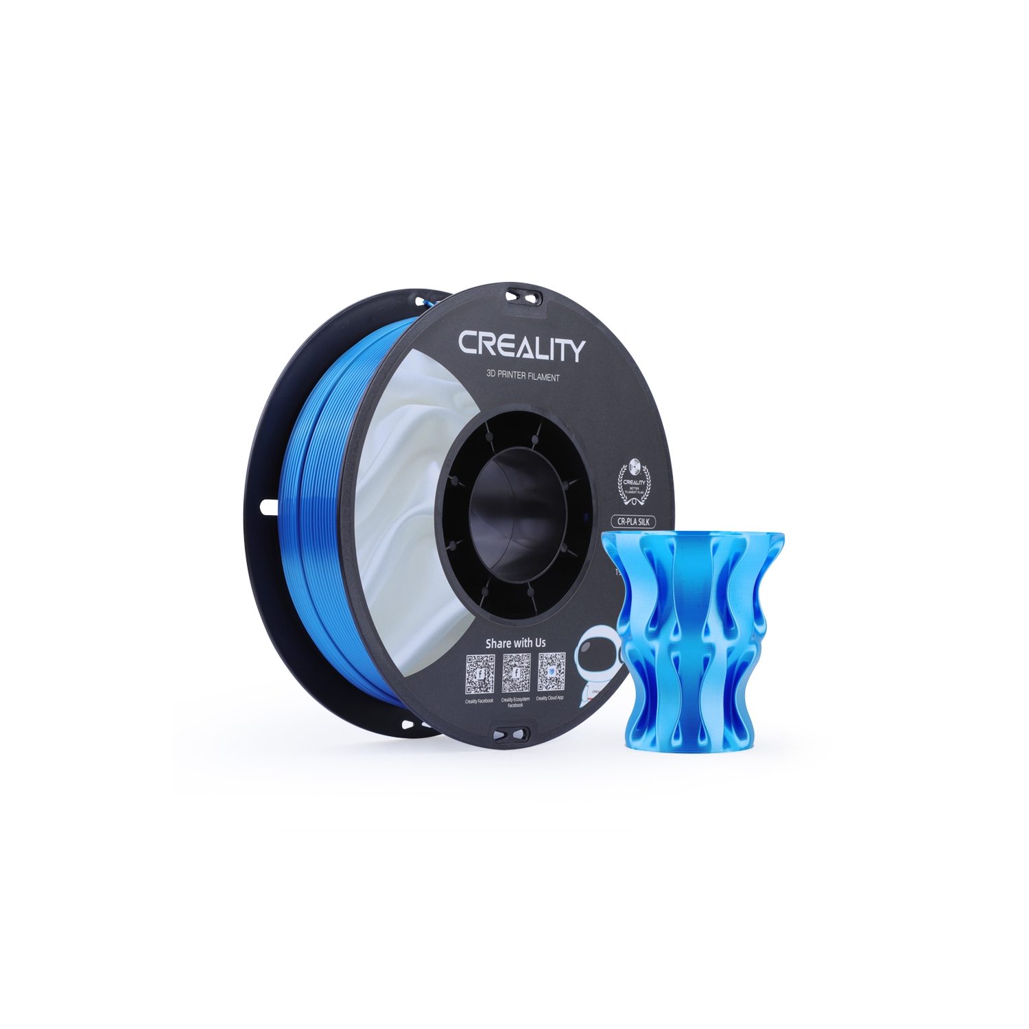 Creality – Filament d’imprimante 3D CR-SILK PLA, 1.75 mm, bobine de 1 KG