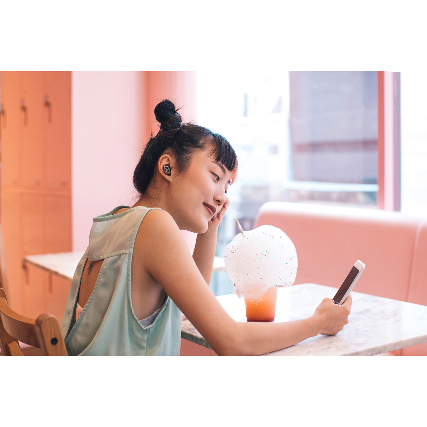 Écouteurs boutons 100 % sans fil à suppression du bruit Live Free 2 de JBL - Noir