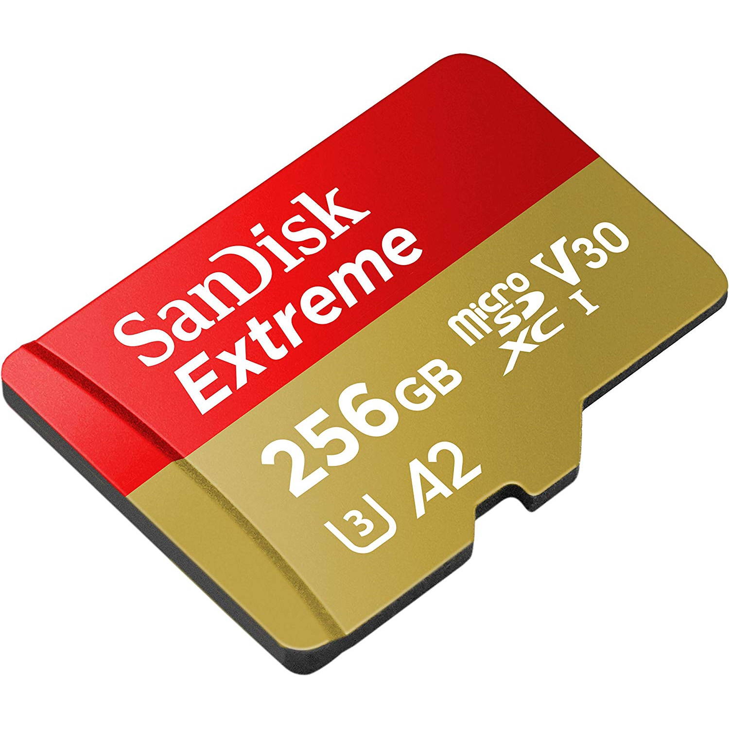 SanDisk Extreme 256GB C10 U3 V30 A2 Micro SD Card SDSQXAV-256G