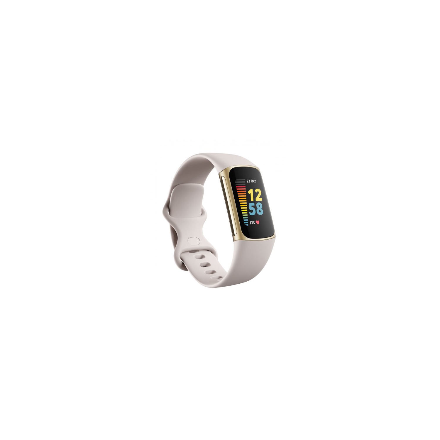 FITBIT CHARGE 5 FB421GLWT WHITE/GOLD - Brand New
