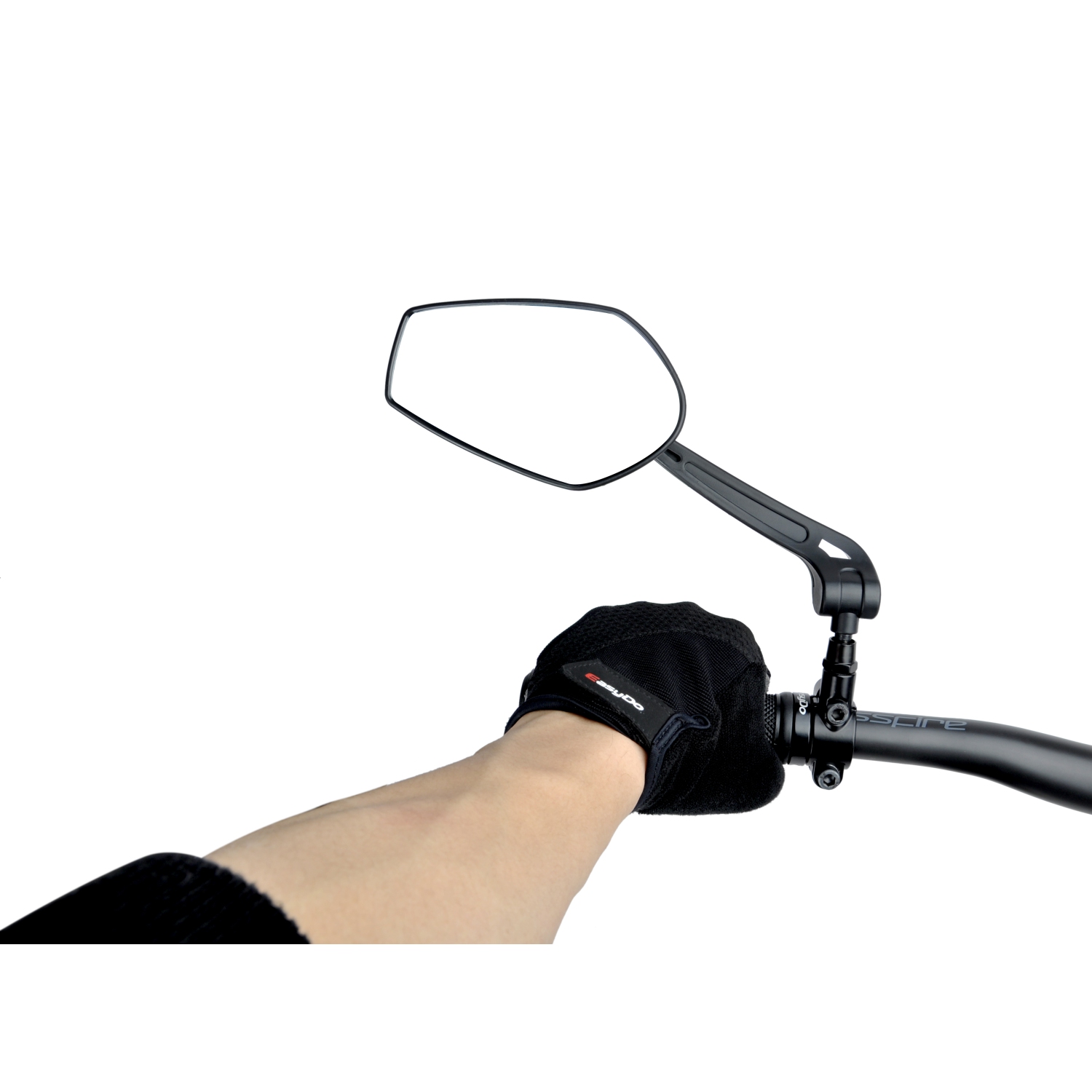 RBSM Sports Bike Mirror Adjustable Bike Rearview Mirror with Large Lens, MTB Bicycle Mirrors for Handlebars