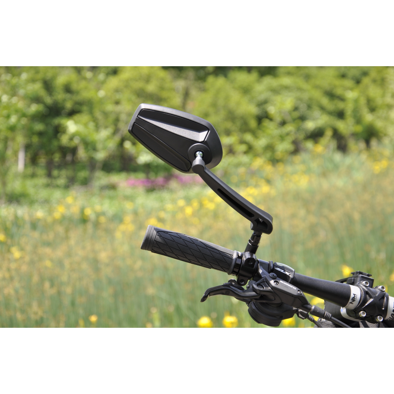 RBSM Sports Bike Mirror Adjustable Bike Rearview Mirror with Large Lens, MTB Bicycle Mirrors for Handlebars