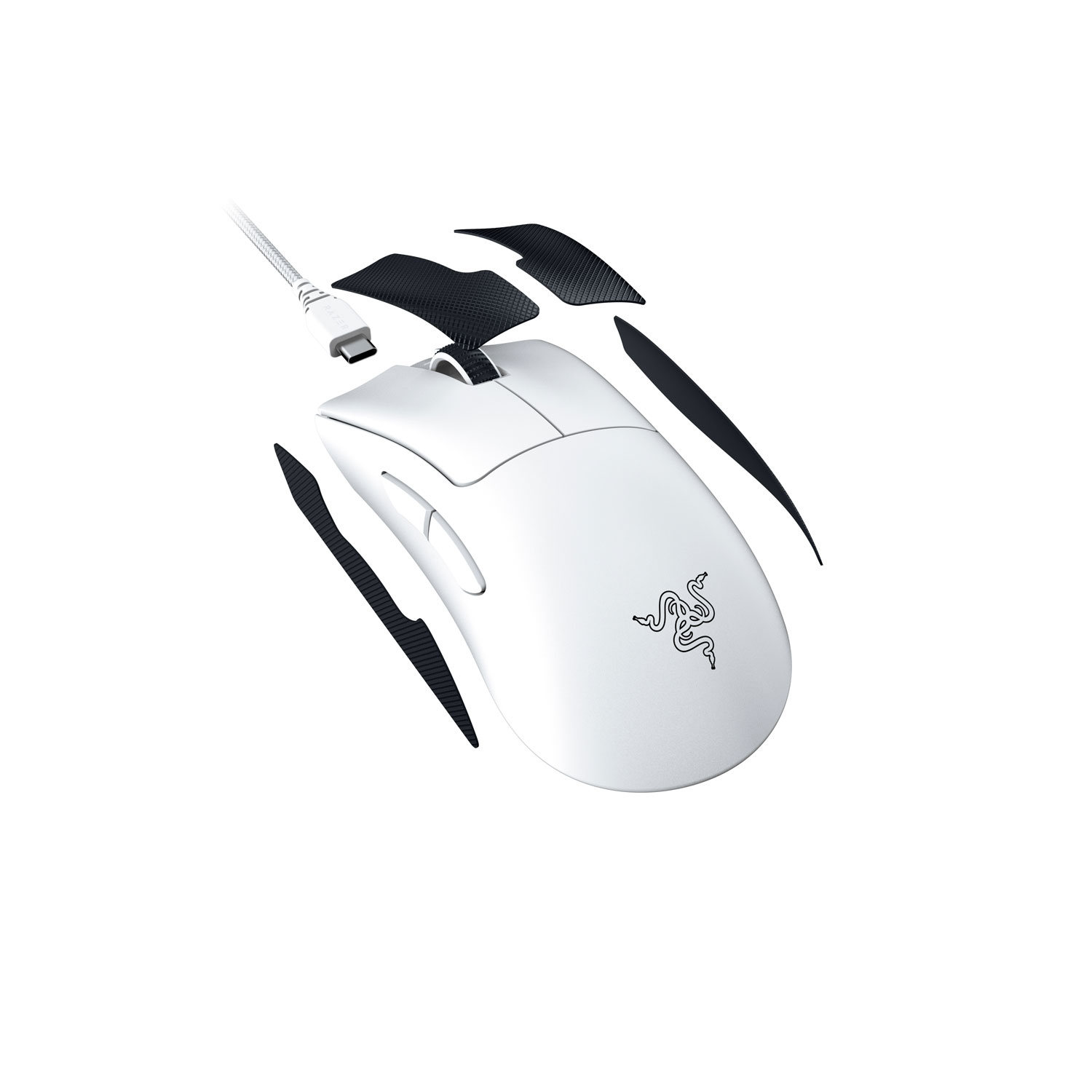 Razer DeathAdder V3 Pro 30000 DPI Wireless Gaming Mouse - White