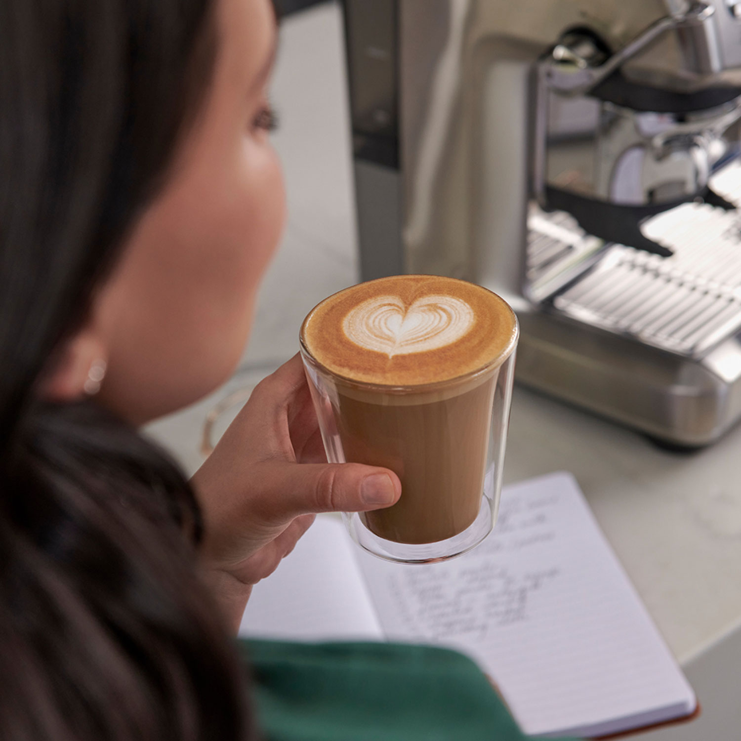 Breville Barista Express Impress Espresso Machine - Brushed Stainless Steel