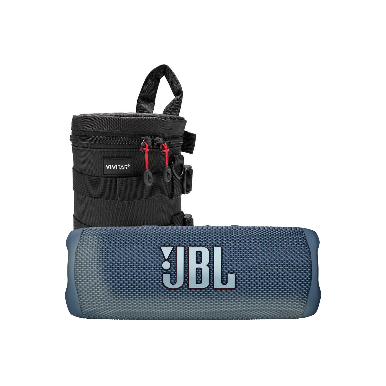 JBL Flip 6 Portable Waterproof Bluetooth Speaker (Blue)+ Case