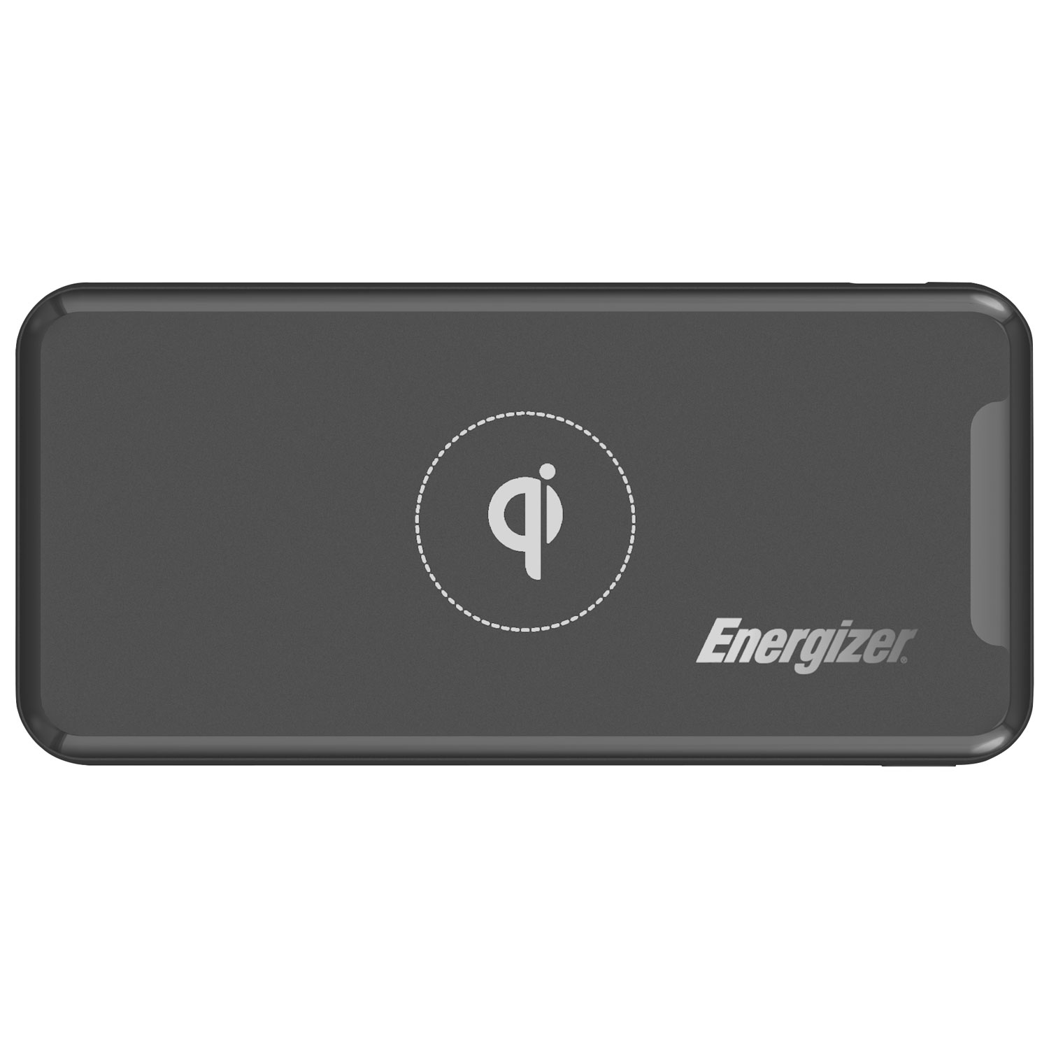 Chargeur portable USB-A/USB-C de 10 000 mA h d'Energizer avec chargeur Qi sans fil - Noir