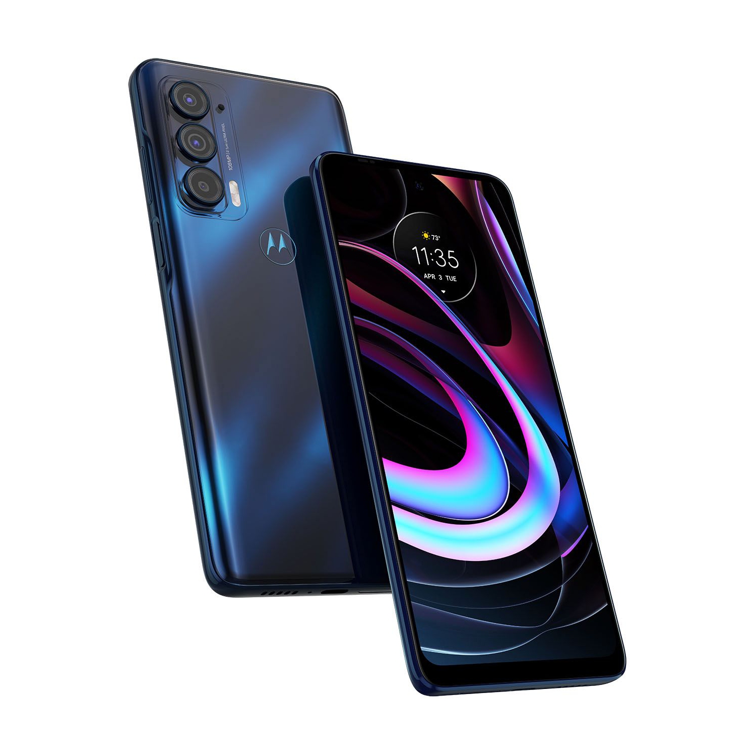 Motorola Edge 256GO Téléphone Intelligent - Bleu - Déverrouillé - Certifié Remis à neuf