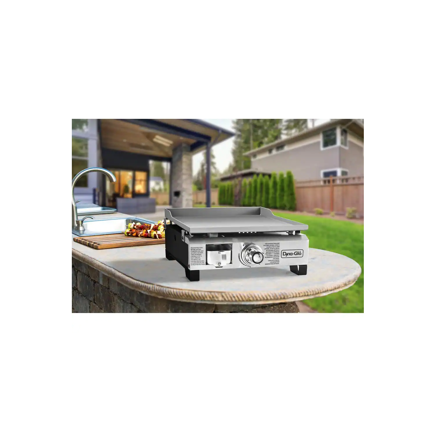 Dyna-Glo 17in Gril portable au gaz propane - DGL260SNP