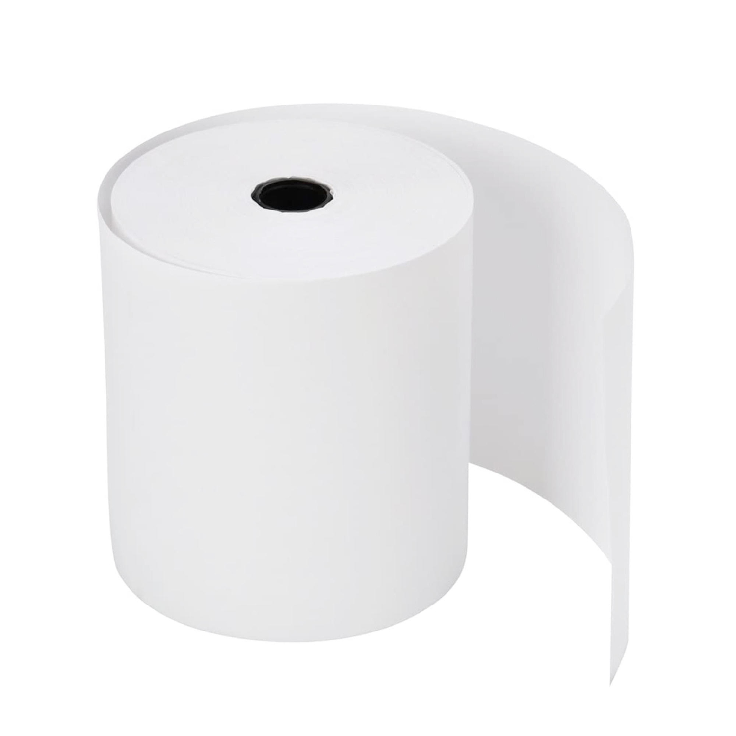 Rouleaux de papier thermique, 3-1/8 po x 200 pi, (Diamètre 70mm, intérieur  16mm), 50 Rouleaux/Box