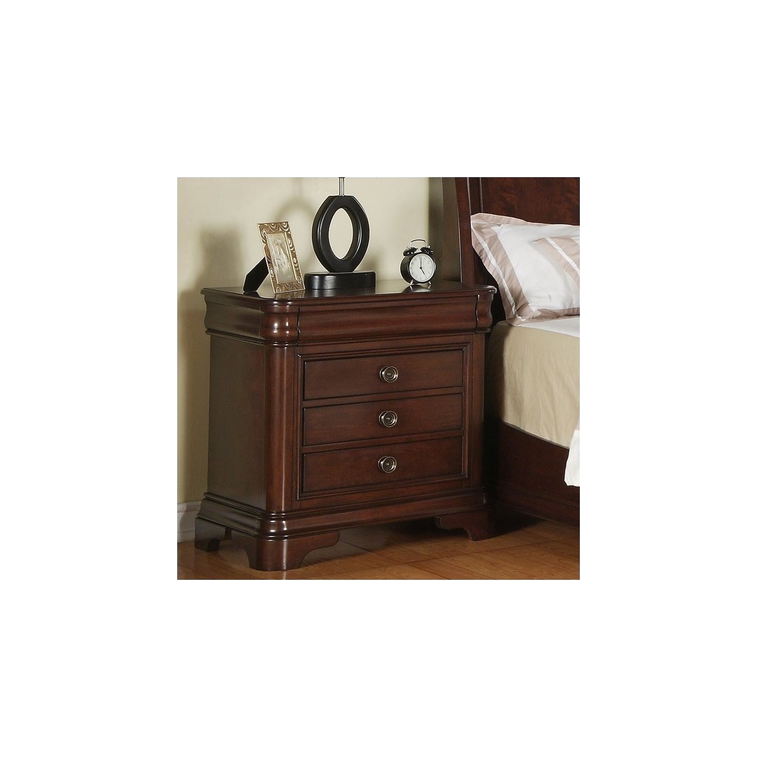 Bowery Hill Nightstand in Traditional Cherry