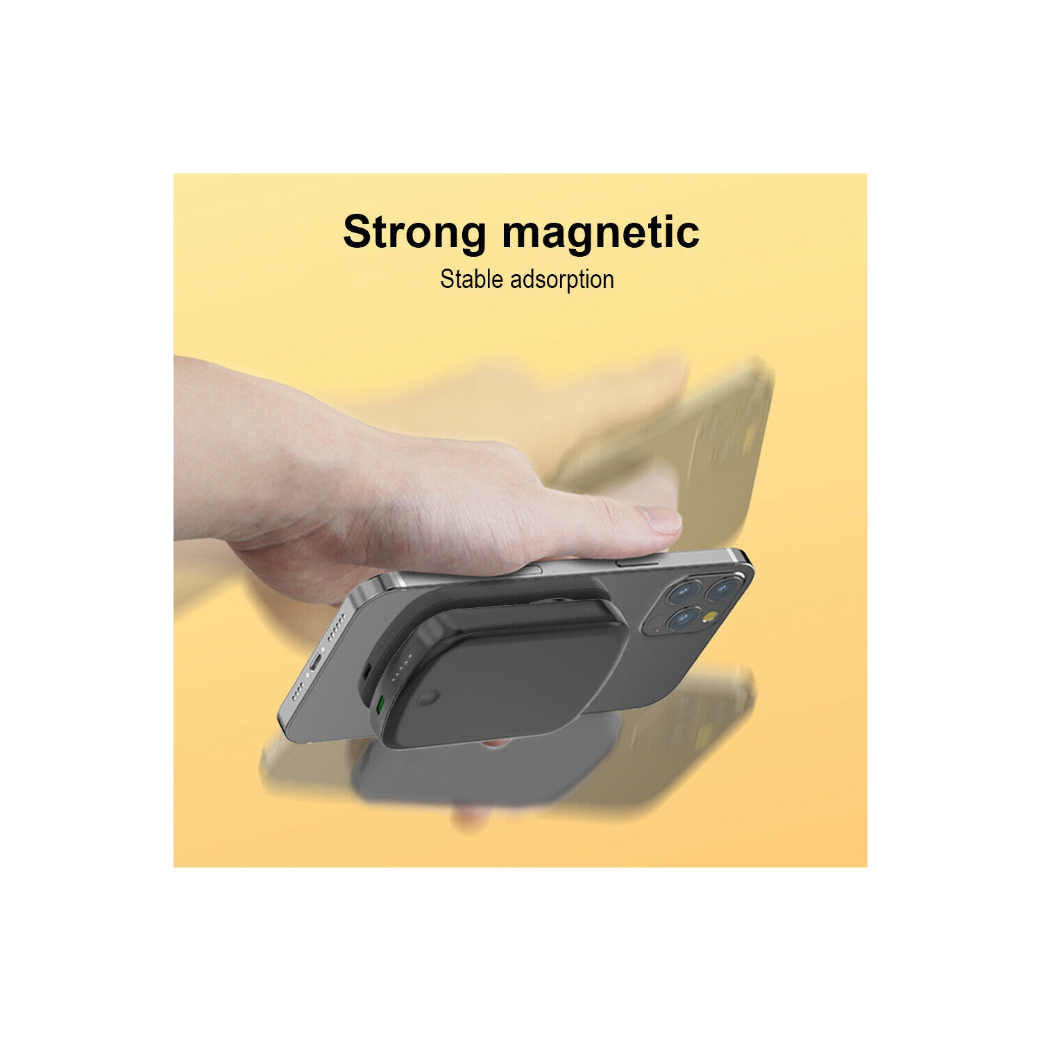 [15W Qi&PD 20W Fast Charging] Magnetic Charging Power Bank for iPhone 13 Pro Max