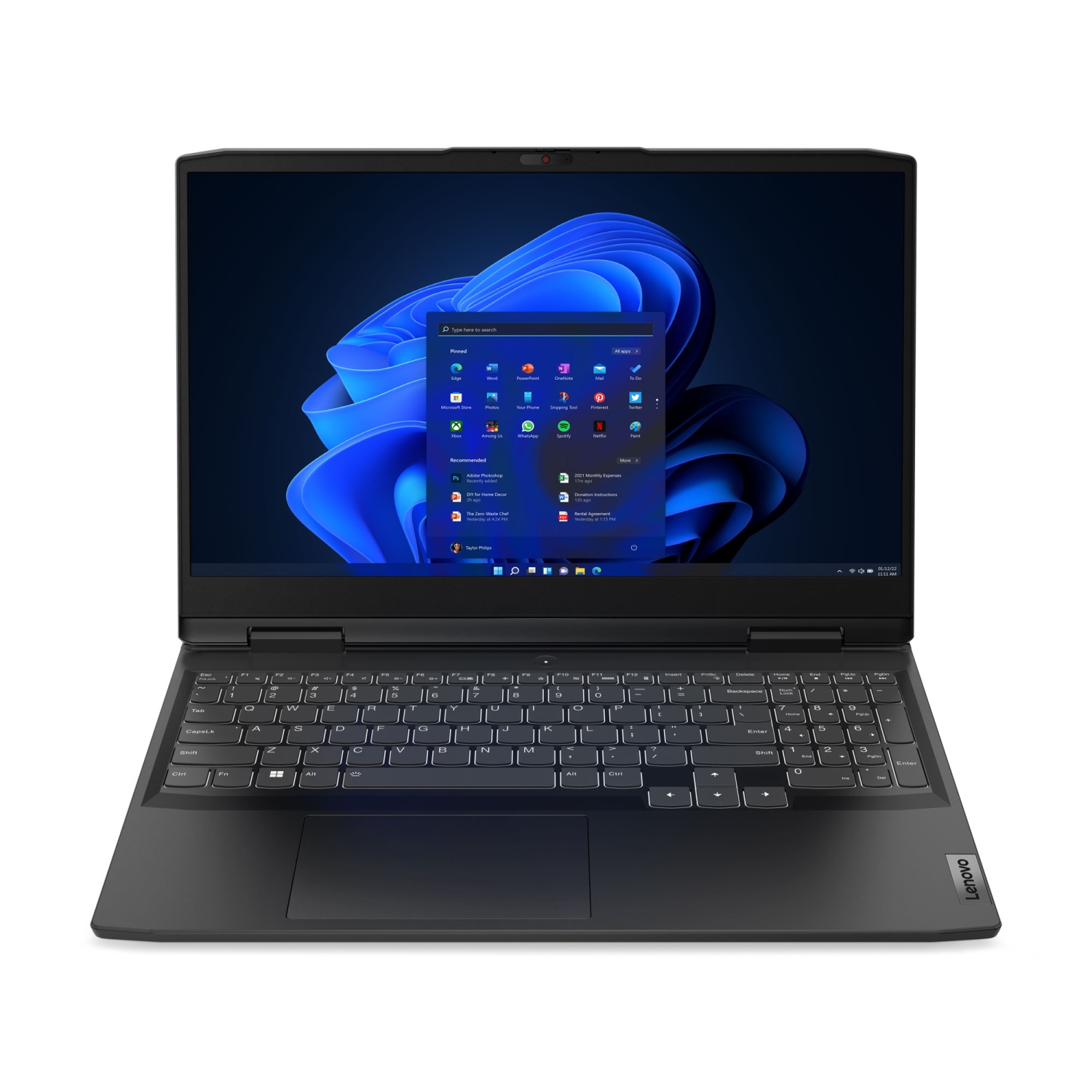 Lenovo IdeaPad Gaming 3i Gen 7 Intel Laptop, 15.6" FHD IPS 120Hz 120Hz, i5-12500H, NVIDIA GeForce RTX 3050 Ti 4GB, 8GB