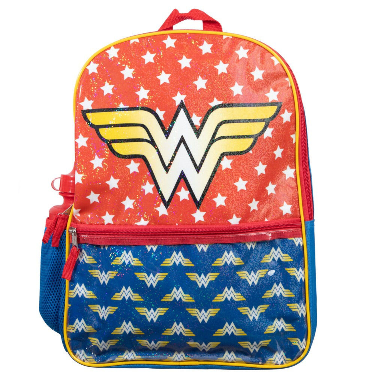 Ensemble de 5 sacs à dos d’école de 16 po pour enfants Wonder Woman de DC Comics