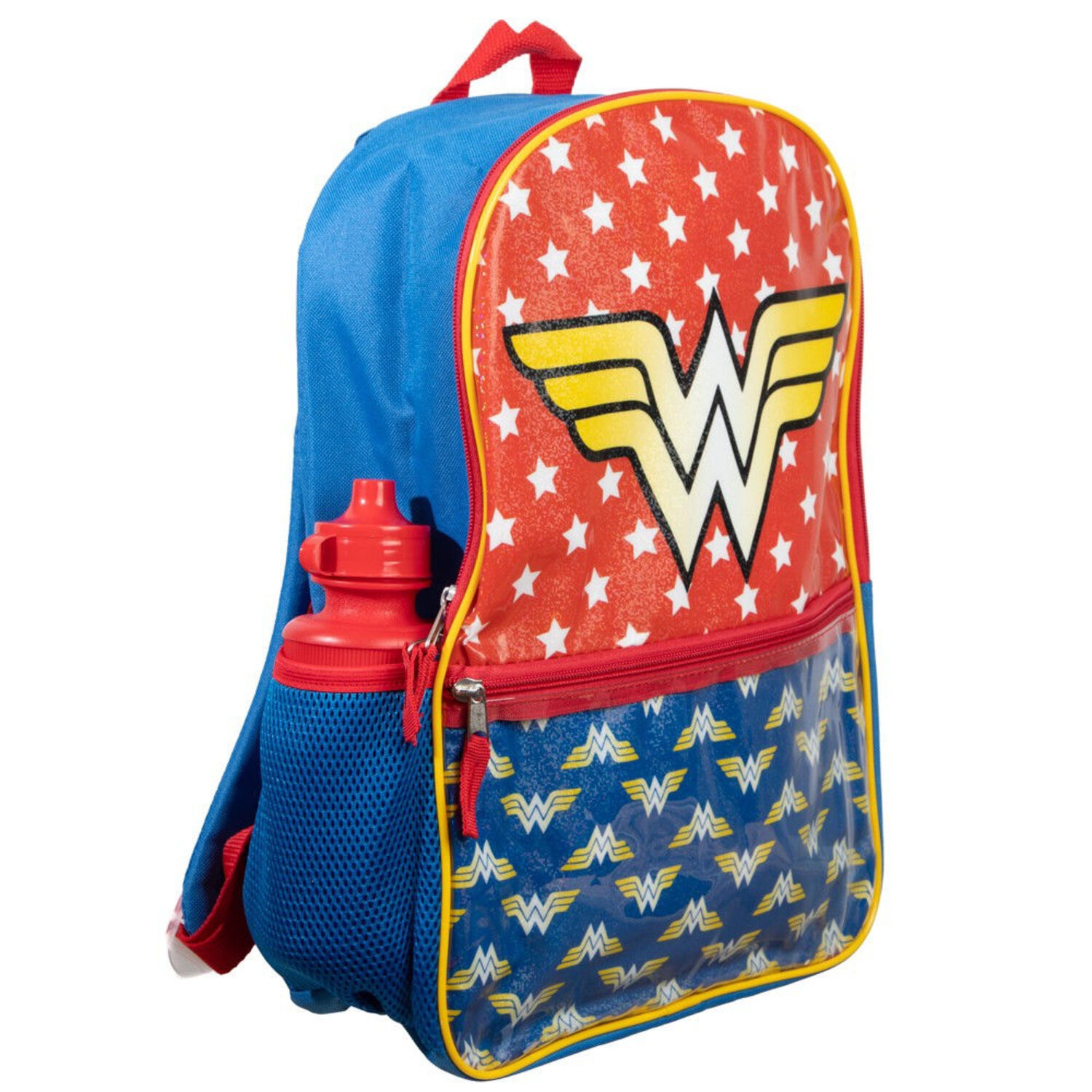 Ensemble de 5 sacs à dos d’école de 16 po pour enfants Wonder Woman de DC Comics