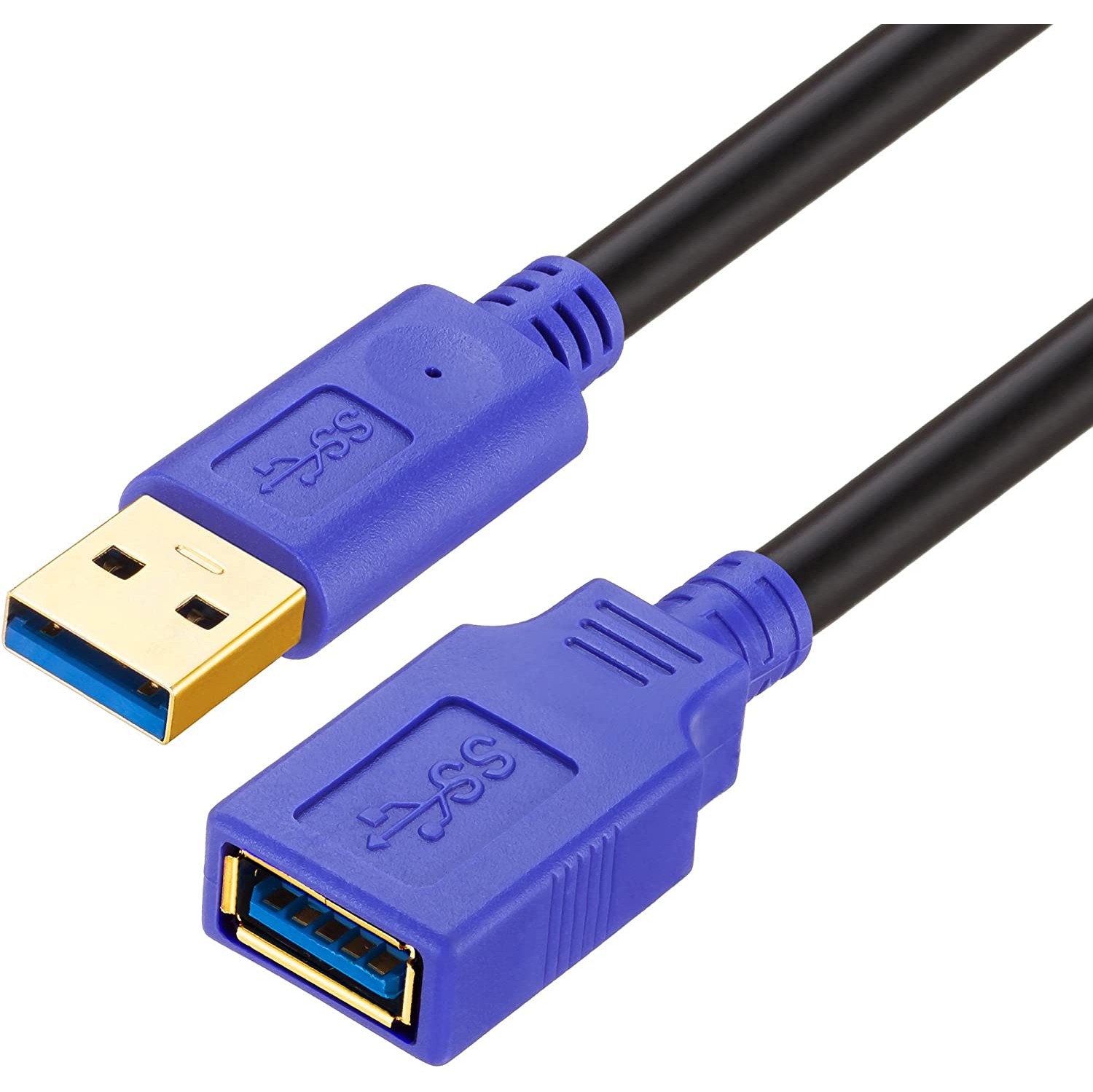 USB Extension Cable USB 3.0 Extender Cord Type A Male to Female Data Transfer Lead for Playstation, Xbox, Oculus VR, USB Flash Drive, Card Reader, Hard Drive, Keyboard, Printer, Ca
