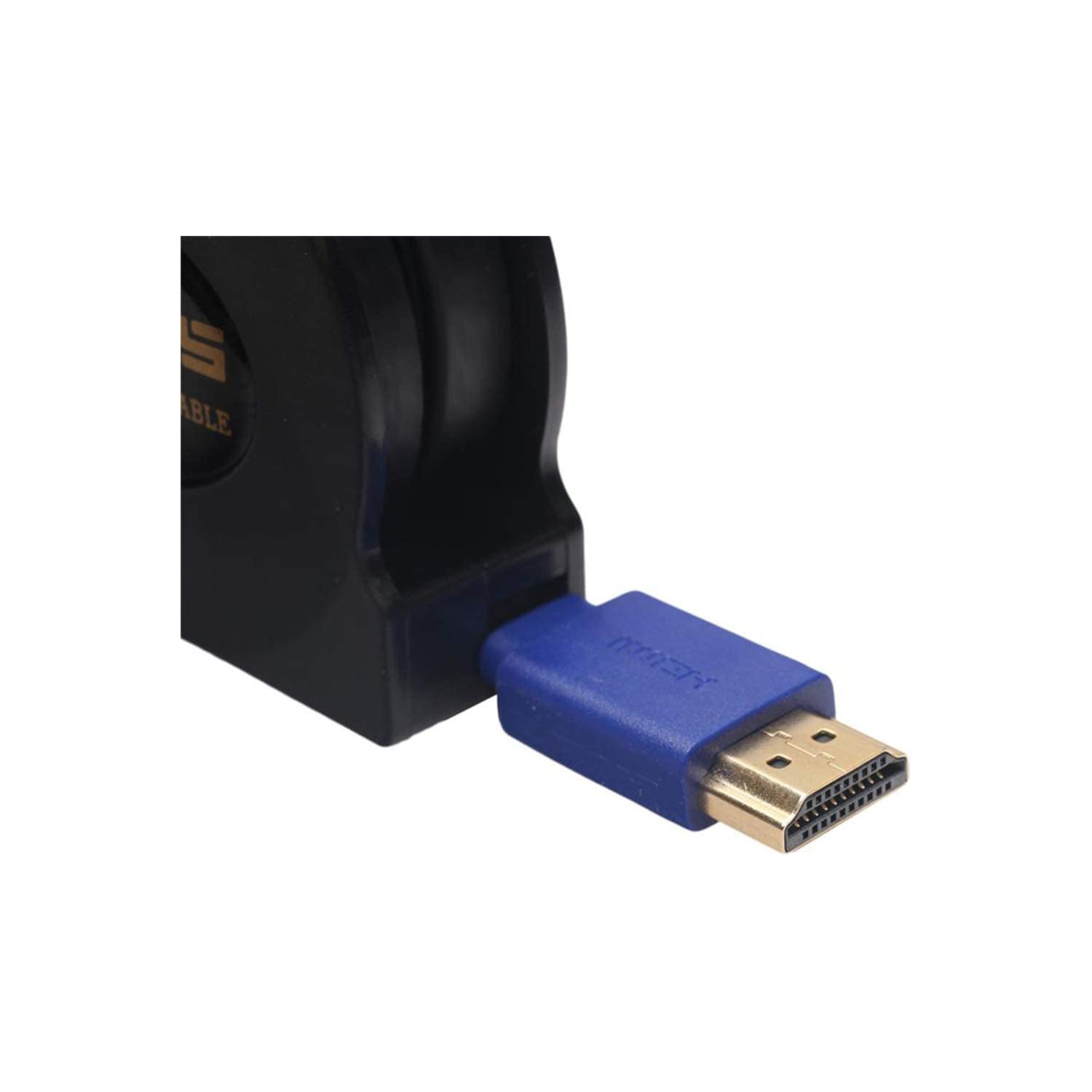 MagiDeal Retractable Cable Male to Male for DVD Projector PS3 PC, 1.8m