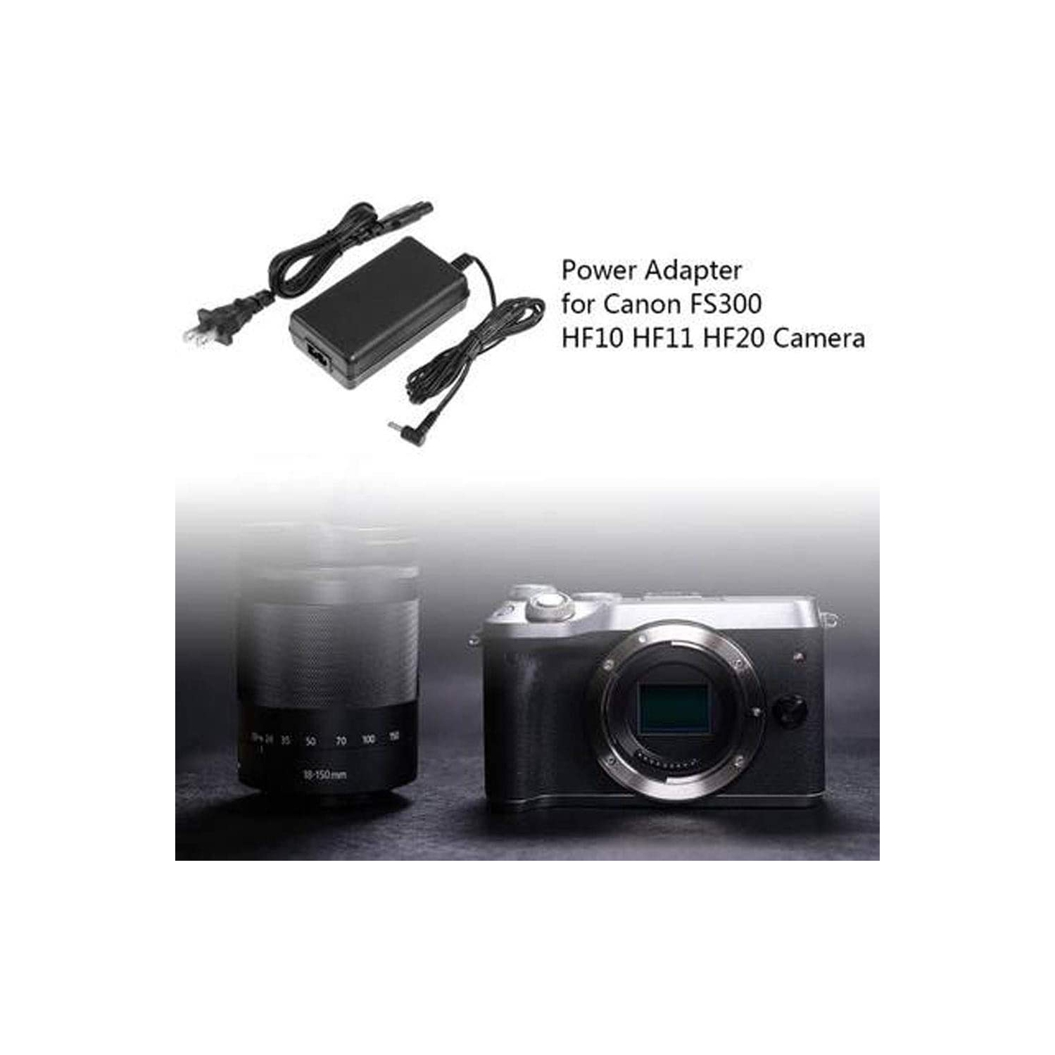 CHARGEUR CA-570 compatible avec Canon XA25, XA10, XA-20, Canon XA30, HG20, XH-A1, XA-30, VIXIA HF100, XA11, HF G20, VIXIA HF G20, FS3000, FS200,