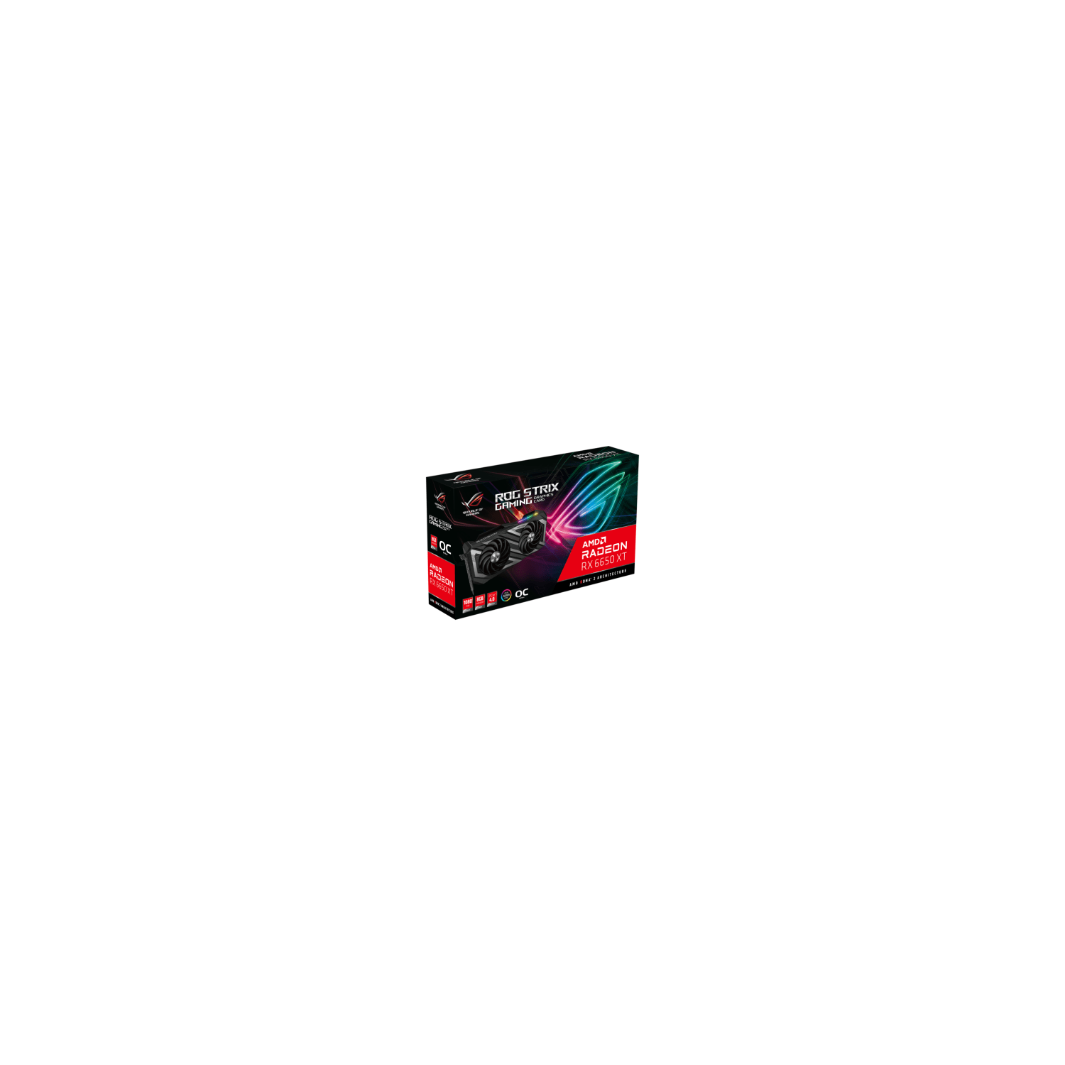 ASUS ROG Strix AMD Radeon RX 6650 XT OC 8GB GDDR6 4000MHz PCI Express 4.0 Black Gaming Graphic Card (ROGSTRIXRX6650XTO8GGAMING)