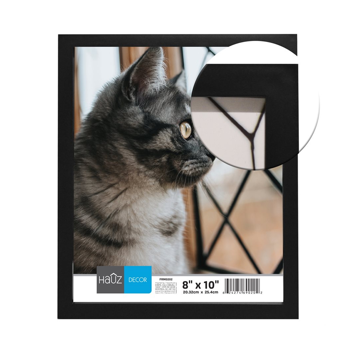 Hauz FRM0202 - 8x10 Picture Frame Black