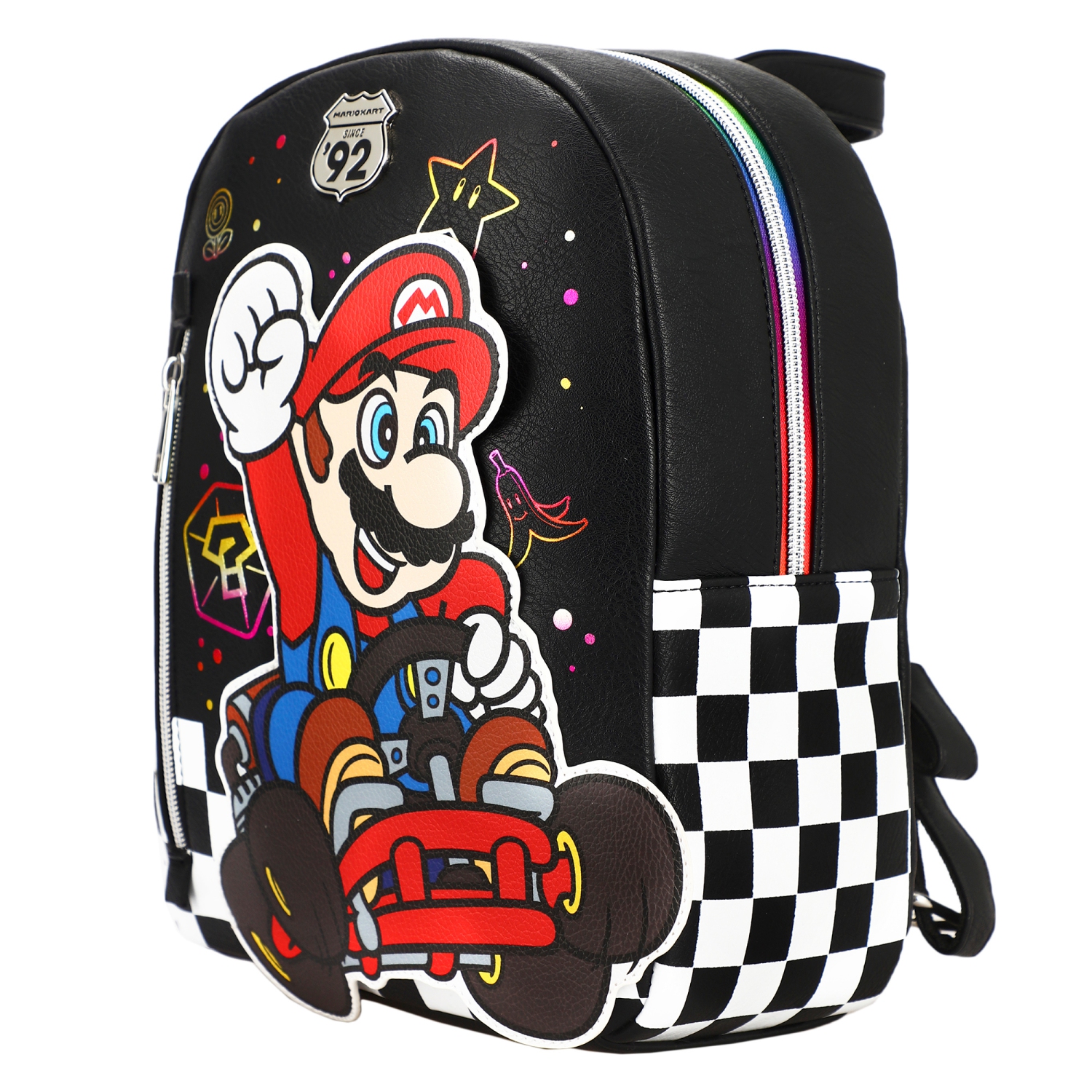 Mario Kart Mystery Box Since '92 Rainbow Mini Backpack