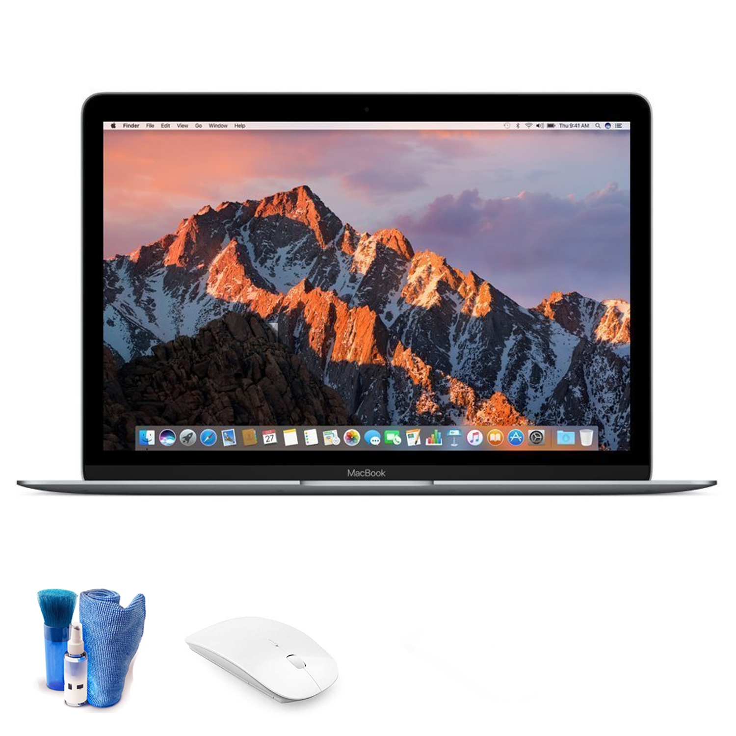 Apple 12" MacBook Gray- Kit with Mouse