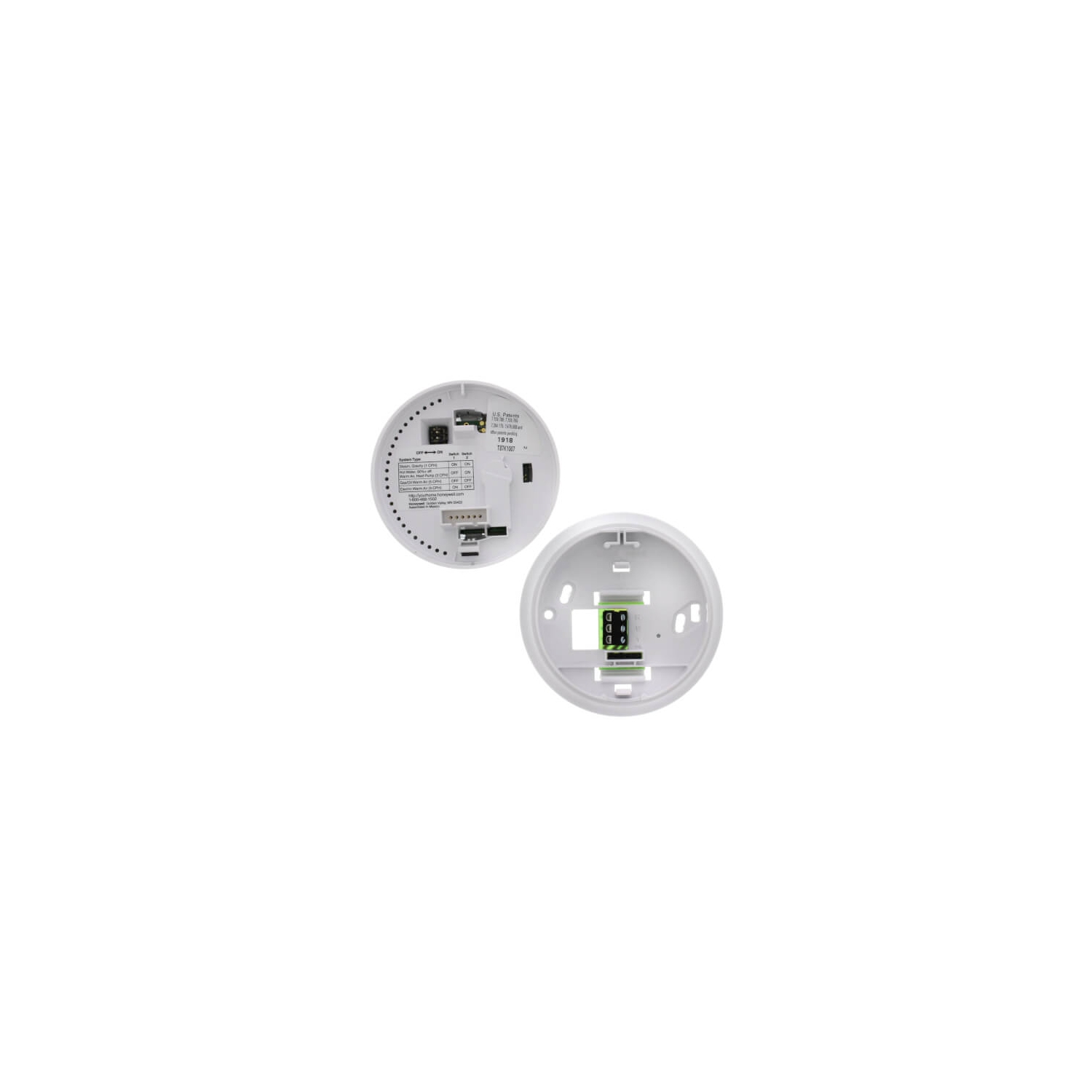 2-Pack Honeywell T87K1007 Heat Only Thermostat, 1 Pack -White + LCD Cleaner