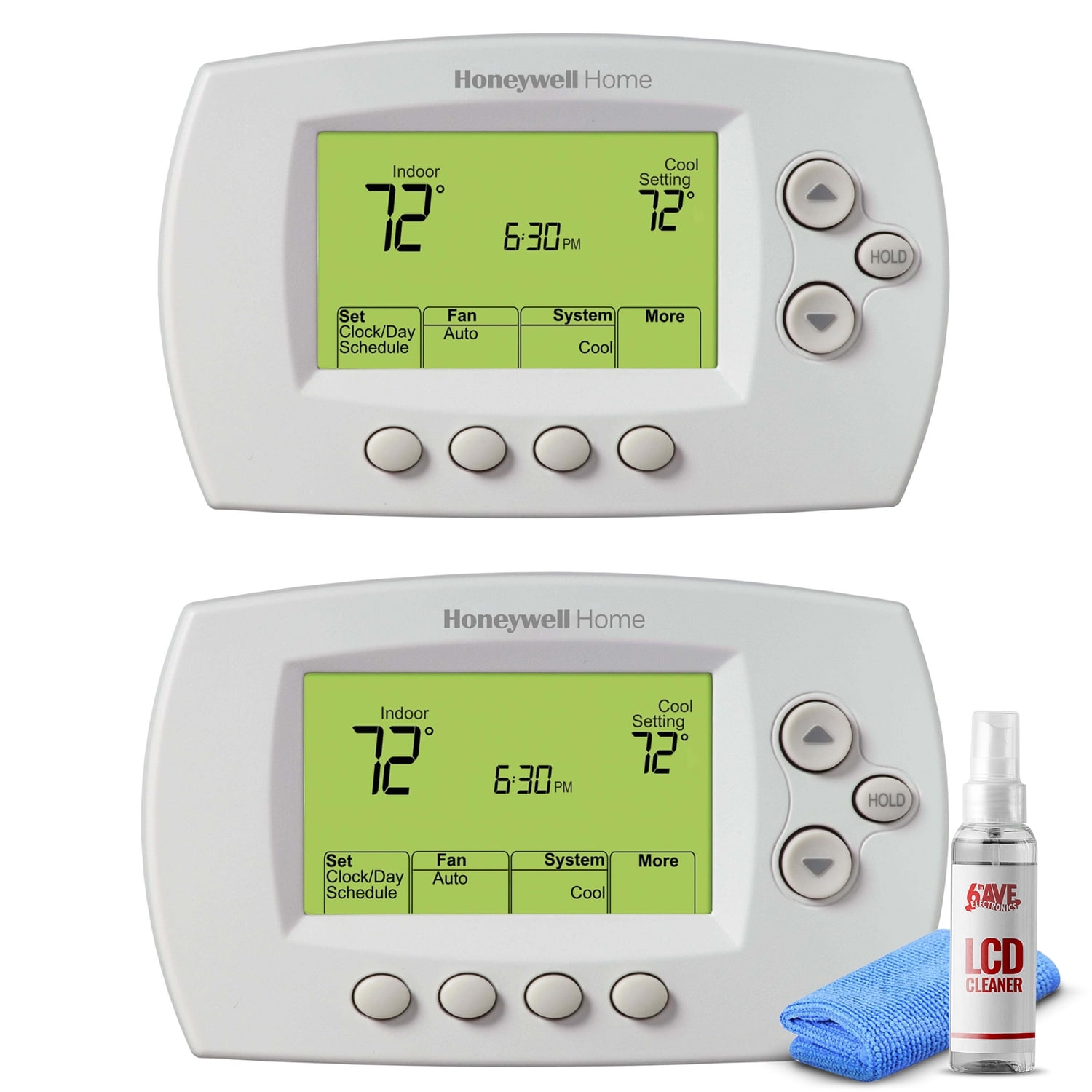 Ensemble de 2 thermostats programmables FocusPRO sans fil de Honeywell