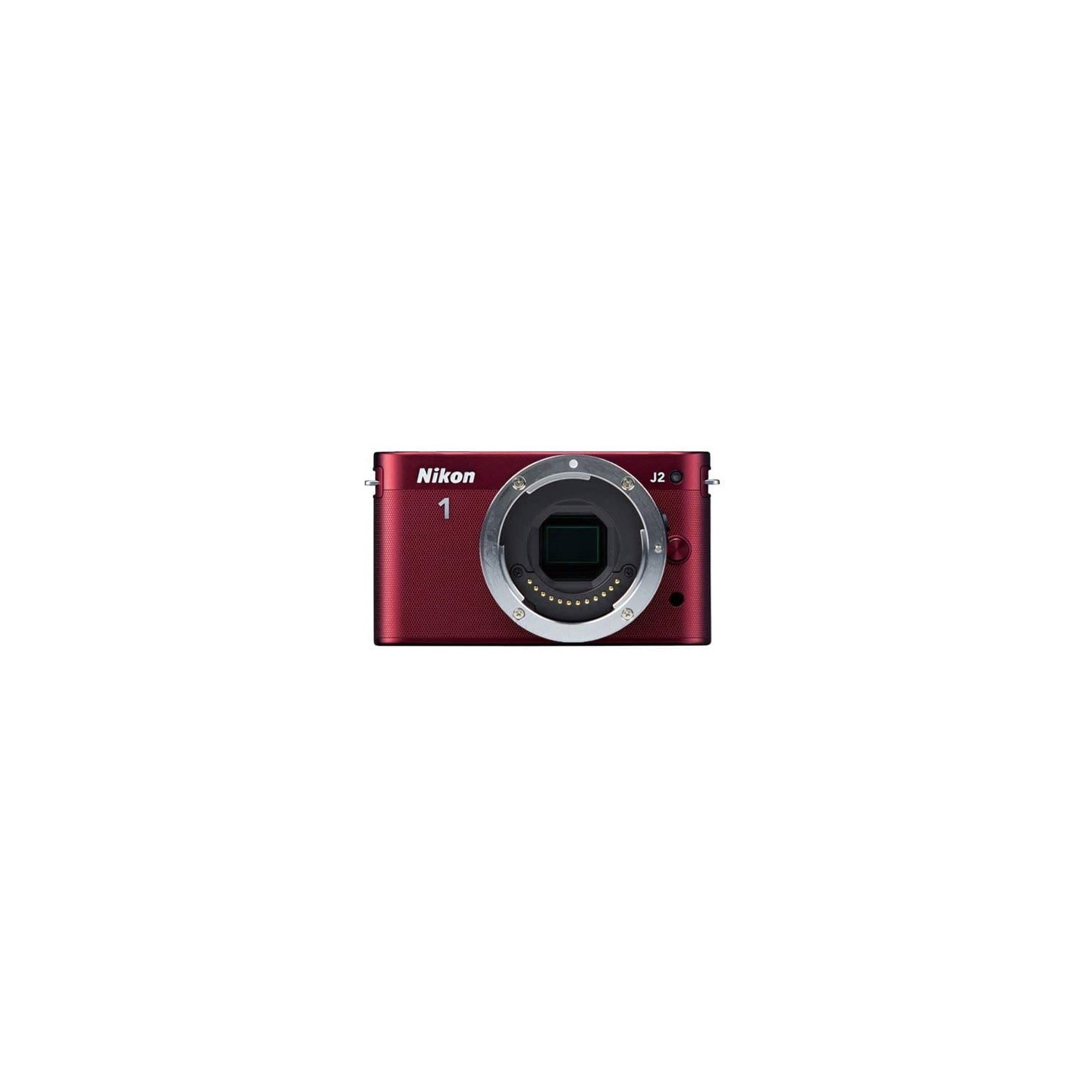 Nikon 1 J2 10.1 MP HD Digital Camera (Red) Body Only International Model