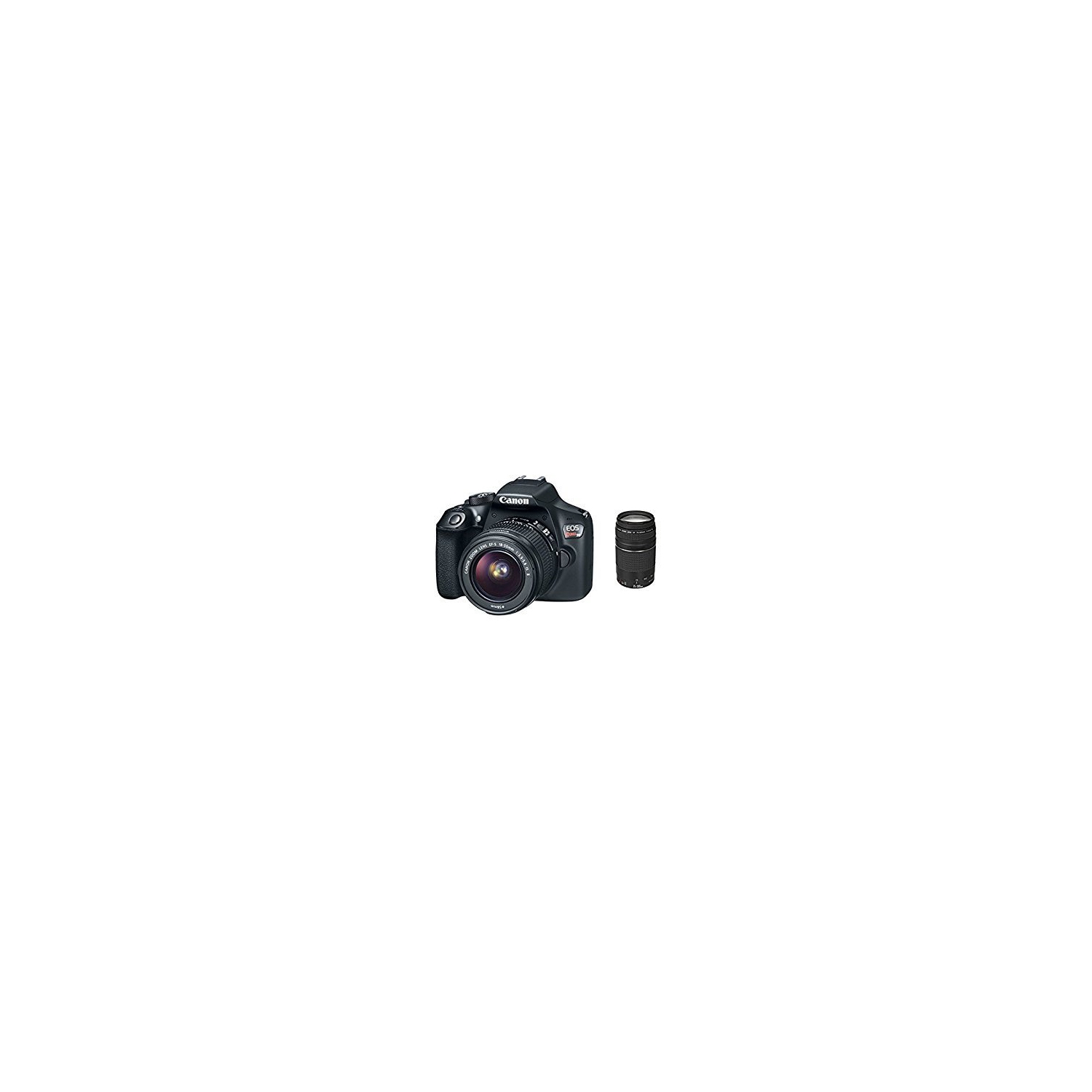 Canon EOS Rebel T6 Digital SLR Camera with 18-55mm & 75-300mm Lenses
