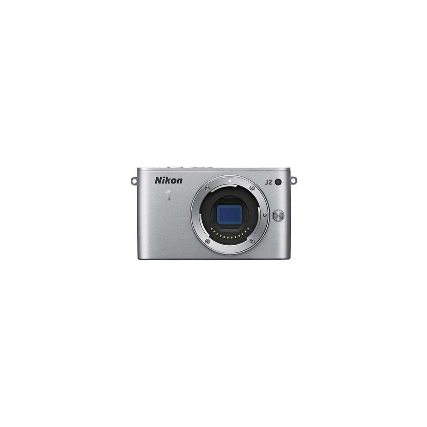Nikon 1 J2 10.1 MP HD Digital Camera (Silver) Body Only