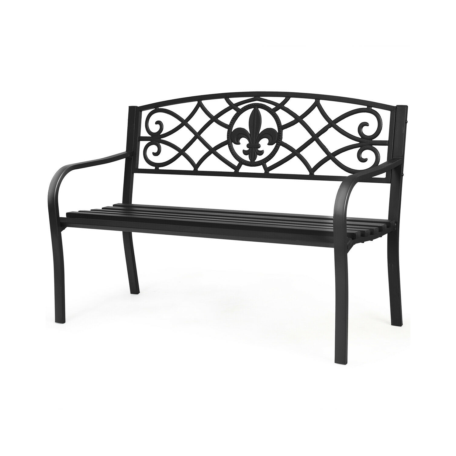 Patio Park Yard – Banc d’extérieur en acier