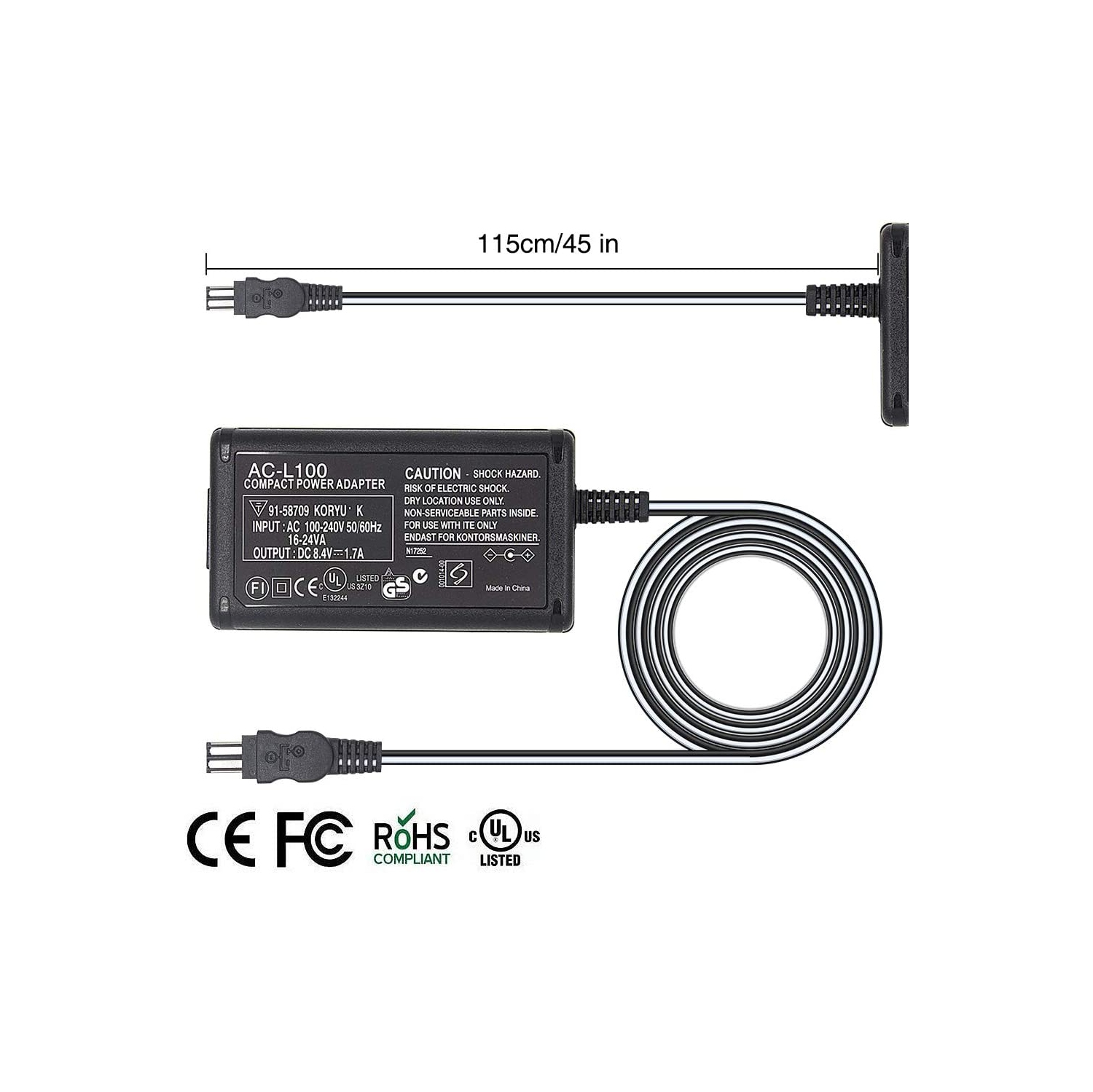 Dolaer AC Adapter Charger Compatible Sony Handycam DCR-TRV230 TRV33 TRV210 TRV250 TRV260 TRV280 TRV330 TRV340 TRV460 TRV480 TRV510 TRV520 TRV530
