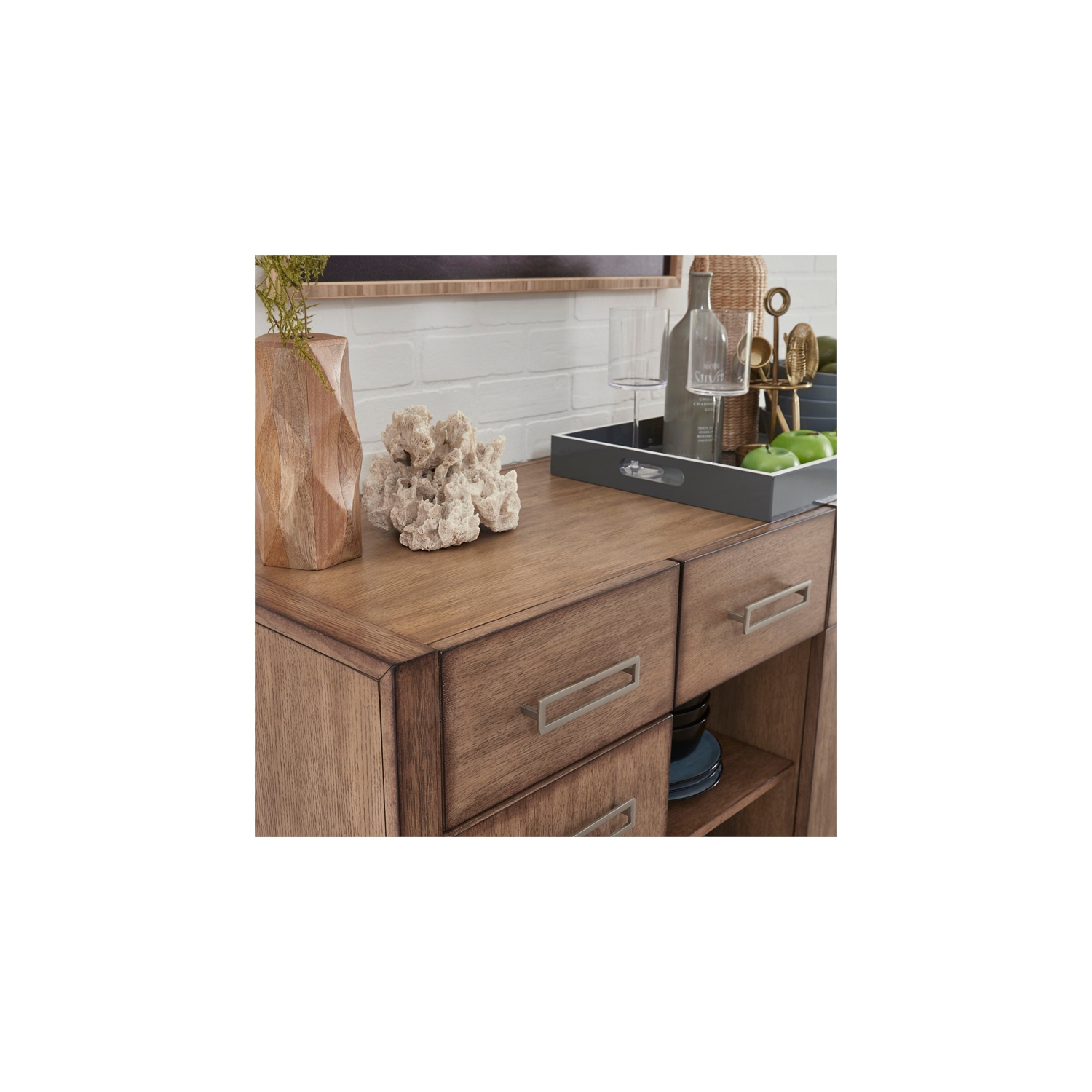 Homestyles - buffet en bois Big sur brun