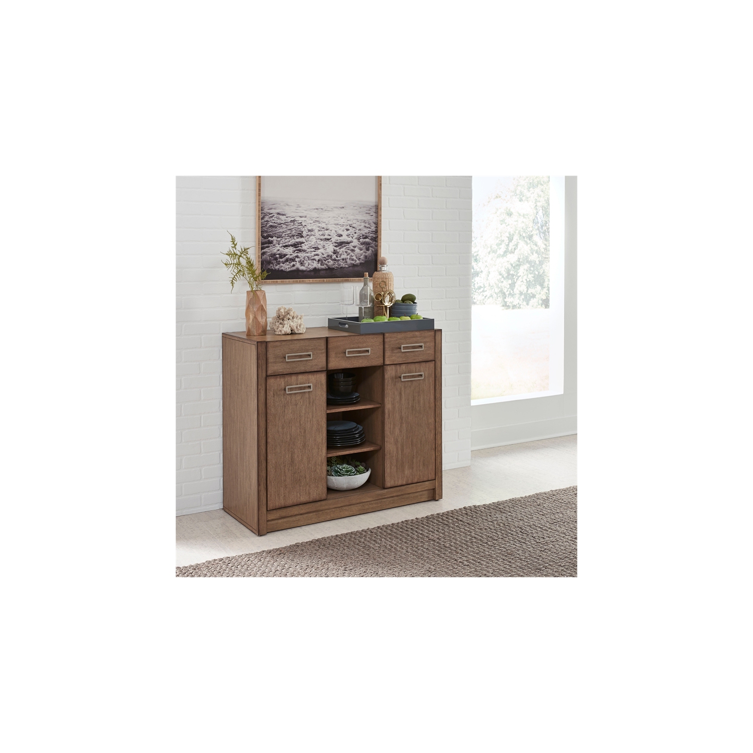 Homestyles - buffet en bois Big sur brun