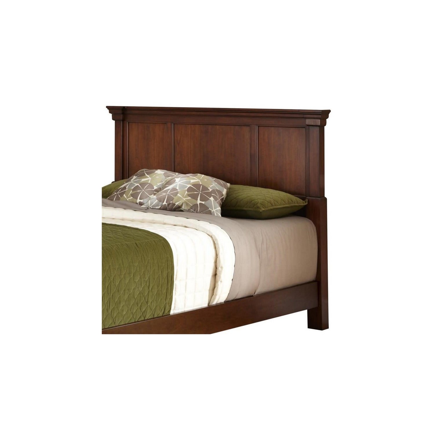 Homestyles Aspen Wood Queen Headboard in Brown