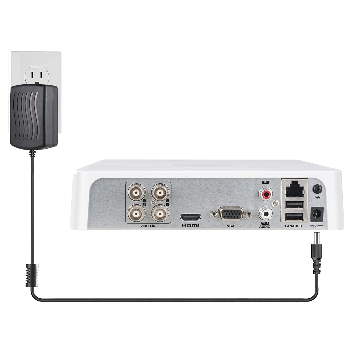 Dolaer 2-Pack AC to DC 12V 3A 36W Power Supply Adapter Barrel Plug 5.5mm x 2.1mm for CCTV Cameras DVR LED Lighgt Strip cUL UL Listed FCC ,