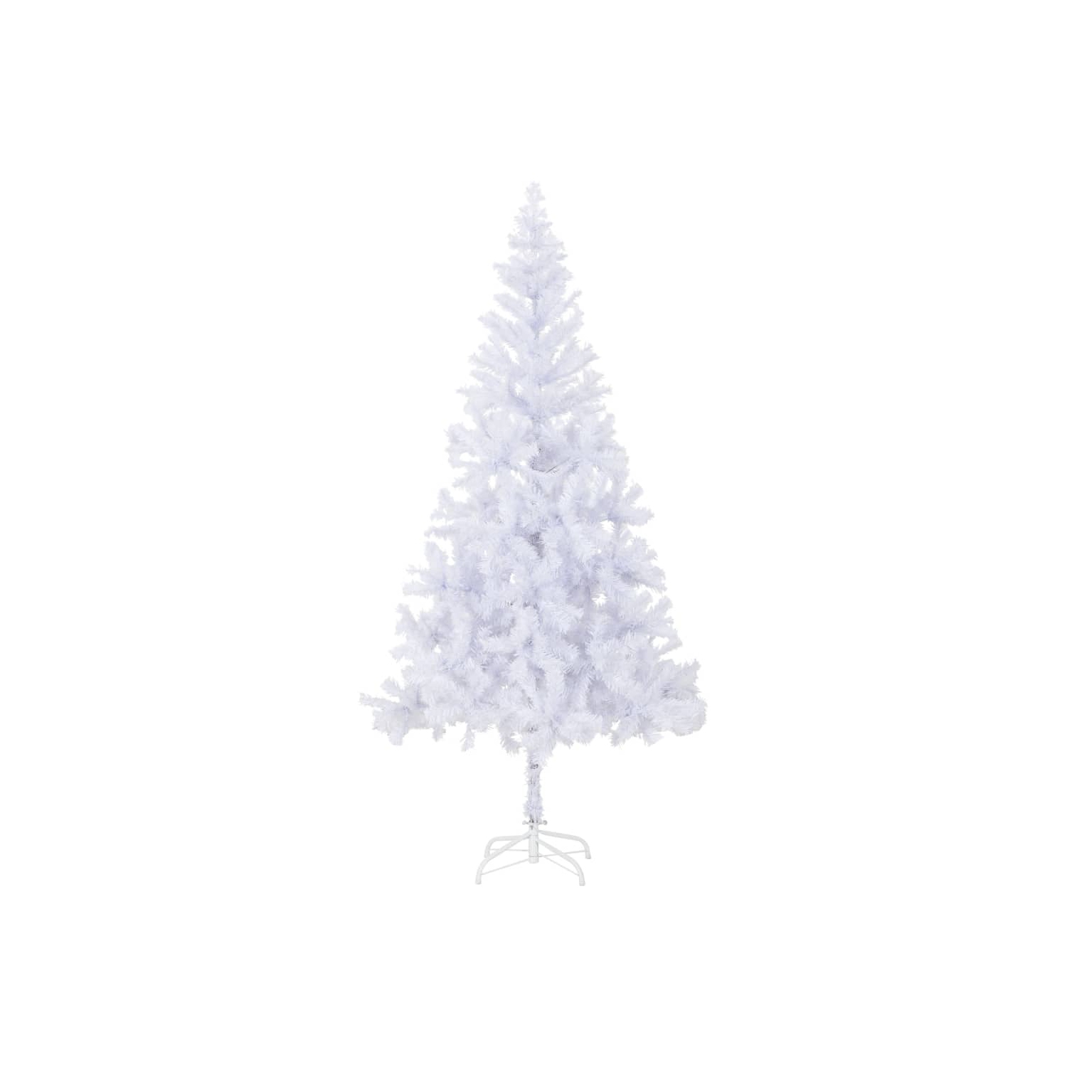 vidaXL Artificial Christmas Tree with Steel Stand 82.7" 910 Branches