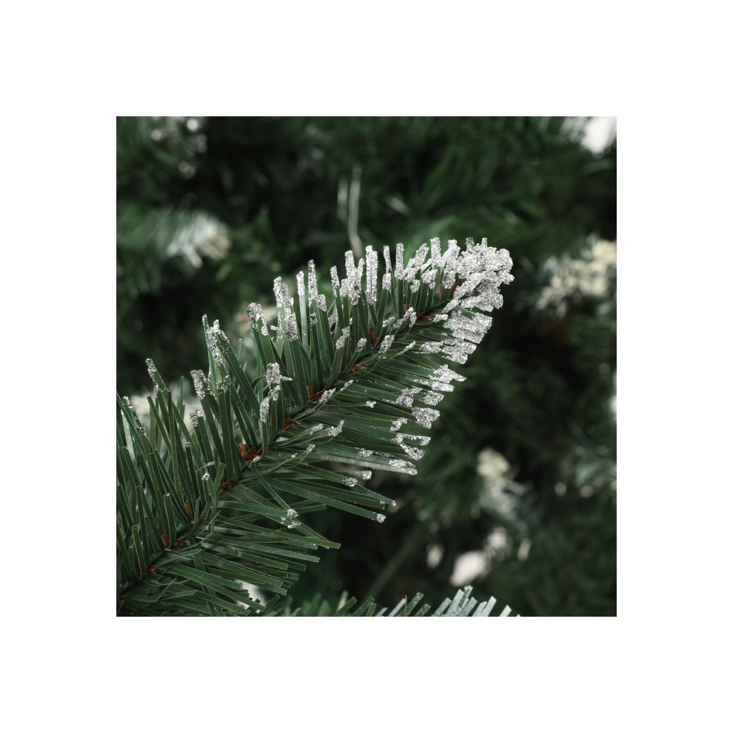 vidaXL Artificial Christmas Tree with Pine Cones and White Glitter 70.9"