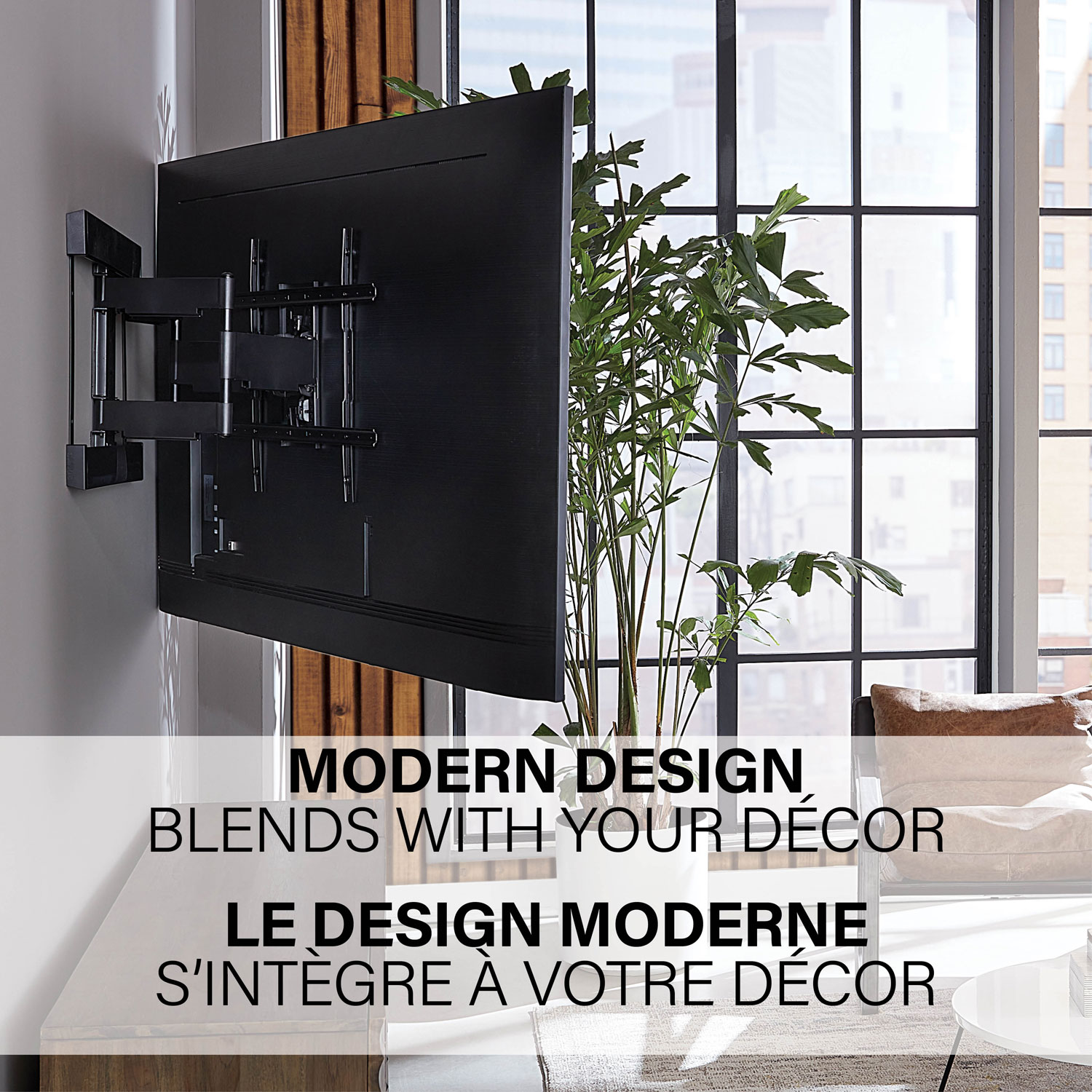 Sanus Super Slim 40" - 90" Full Motion TV Wall Mount - Only at Best Buy