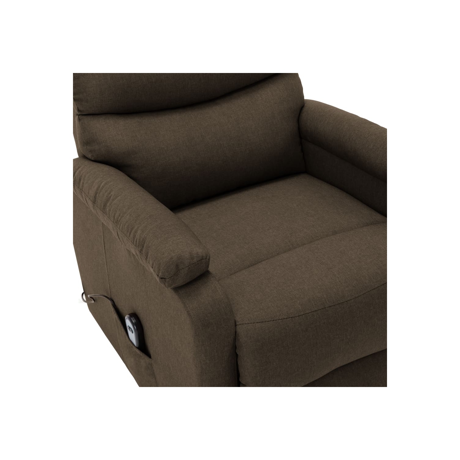 vidaXL Stand-up Recliner Brown Fabric