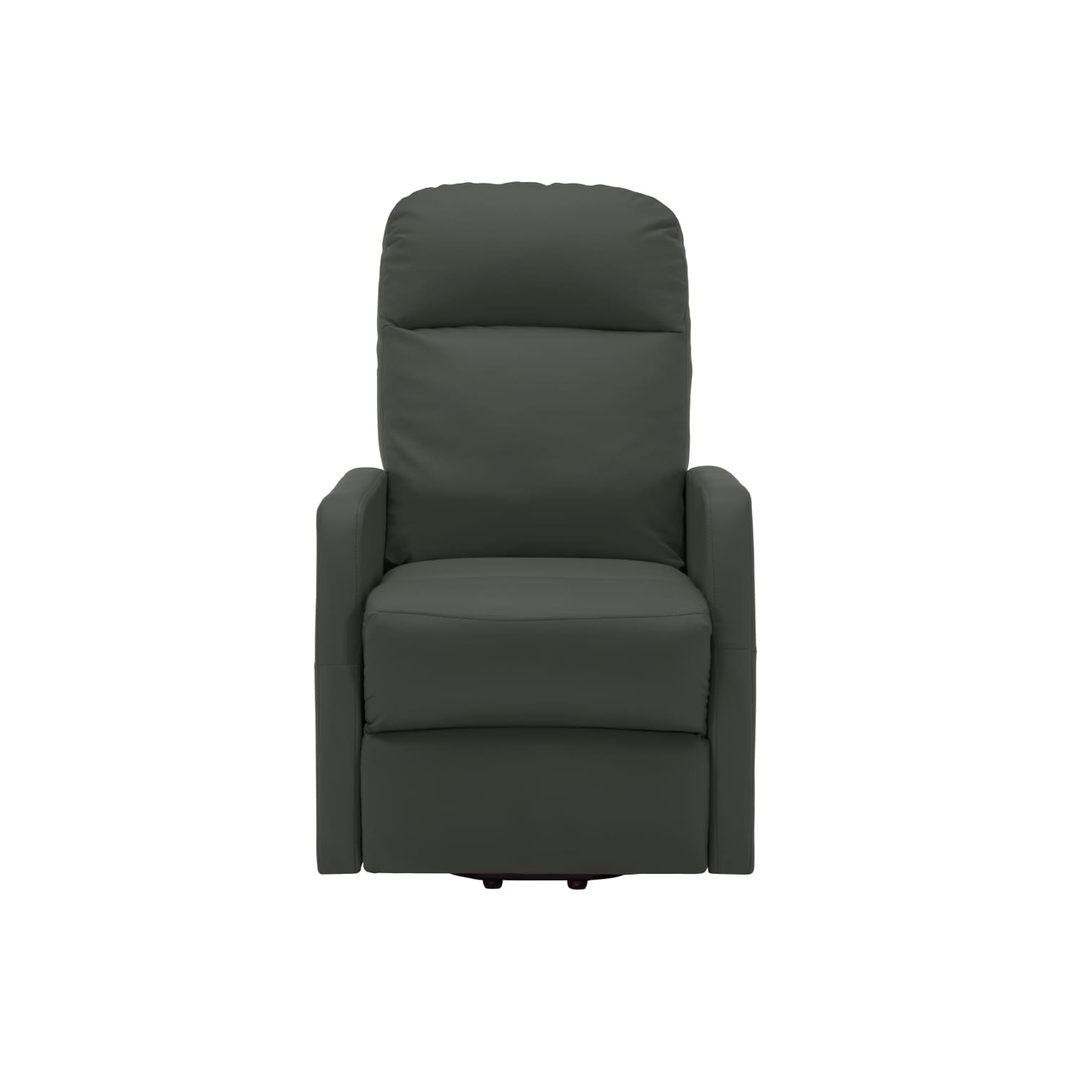 Fauteuil inclinable à dossier haut en similicuir anthracite VividaXL