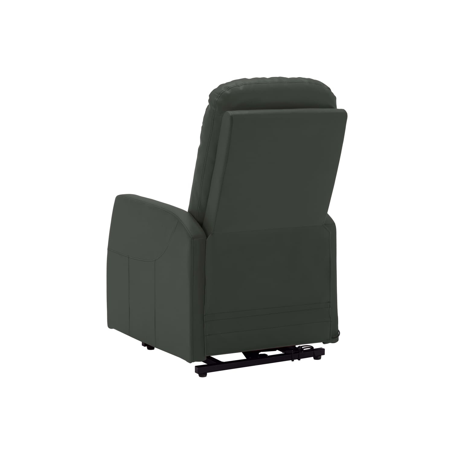 Fauteuil inclinable à dossier haut en similicuir anthracite VividaXL