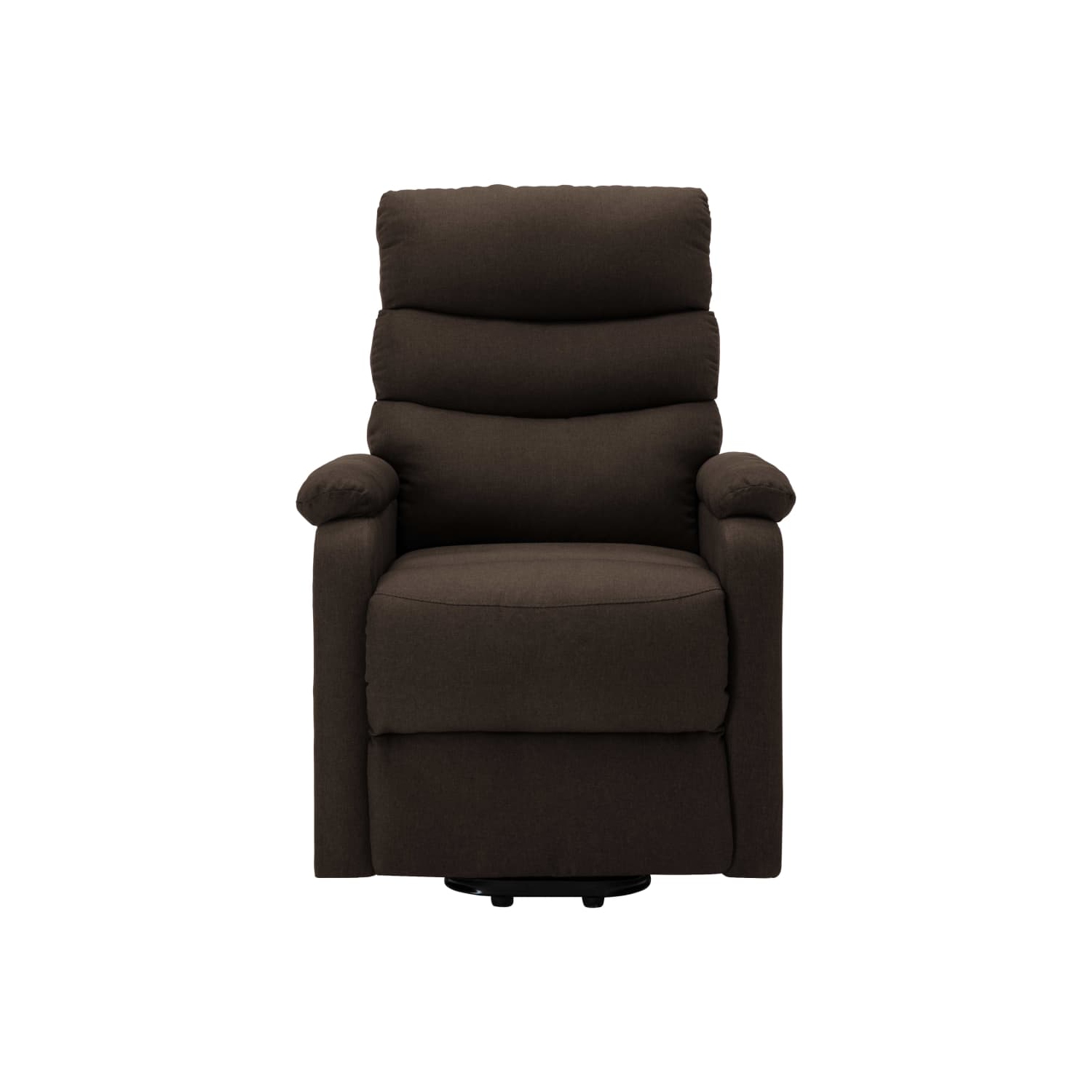 vidaXL Stand-up Recliner Dark Brown Fabric