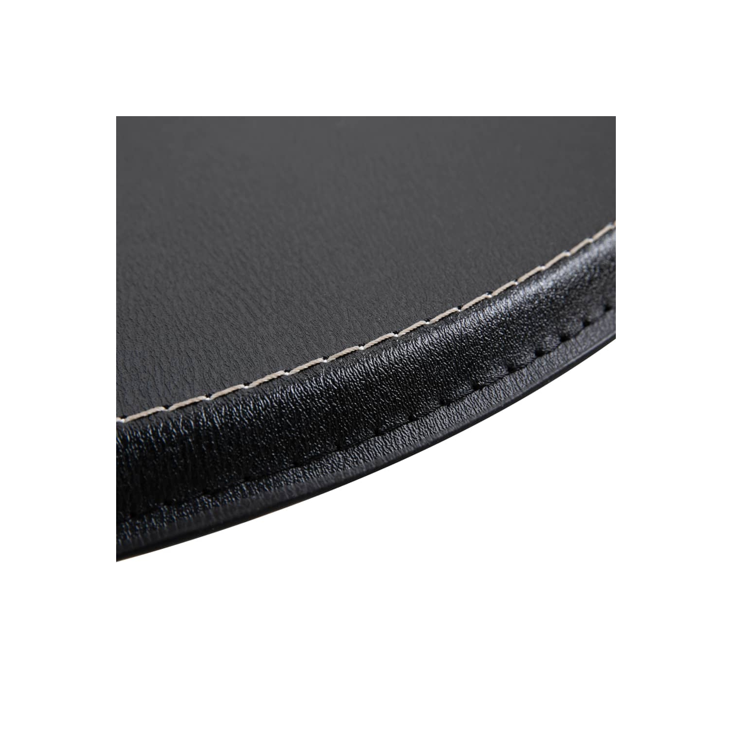 vidaXL Bar Table Black Ø23.6" MDF