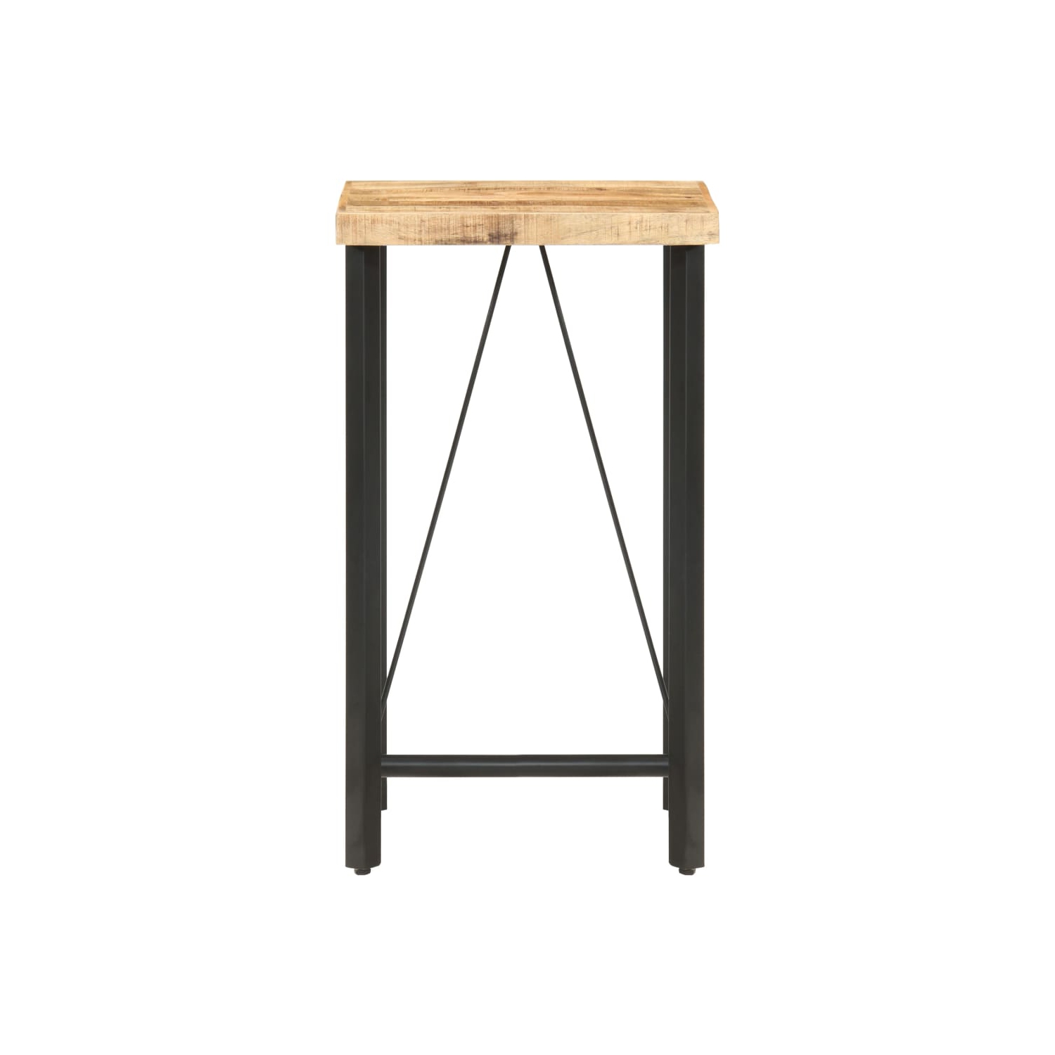 vidaXL Bar Table 23.6"x23.6"x42.1" Rough Mango Wood