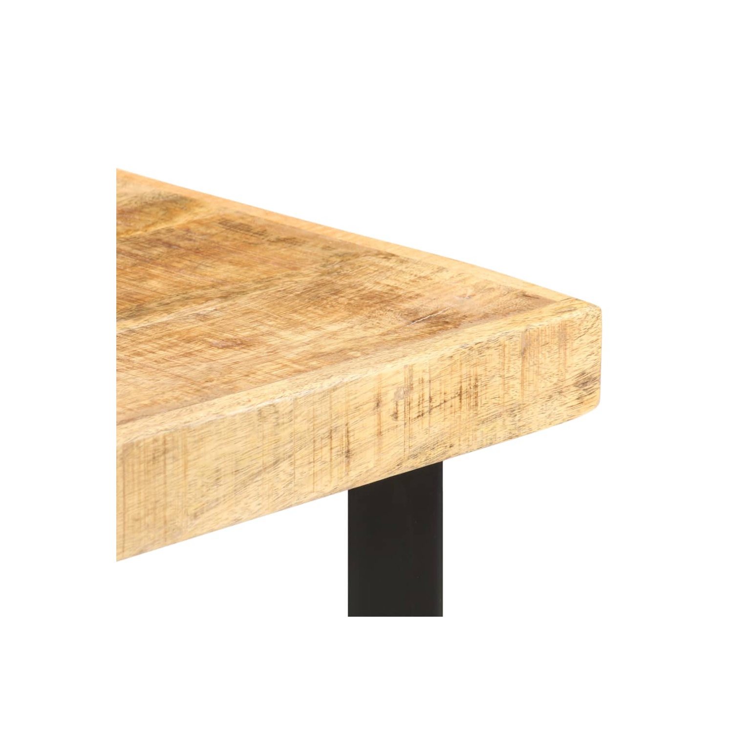 vidaXL Bar Table 23.6"x23.6"x42.1" Rough Mango Wood