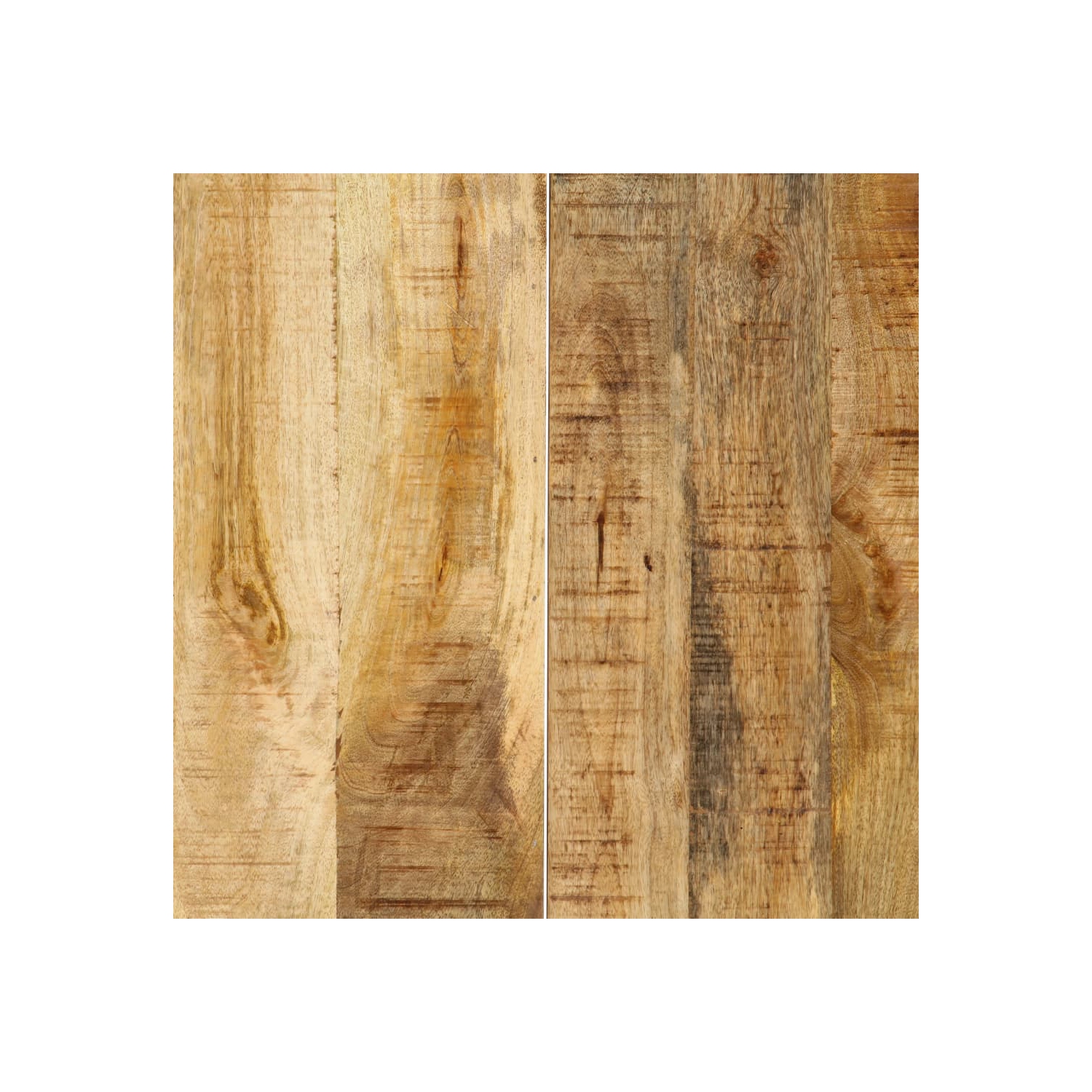 Table à manger en bois de manguier massif de 63 x 31,5 x 29,5 po