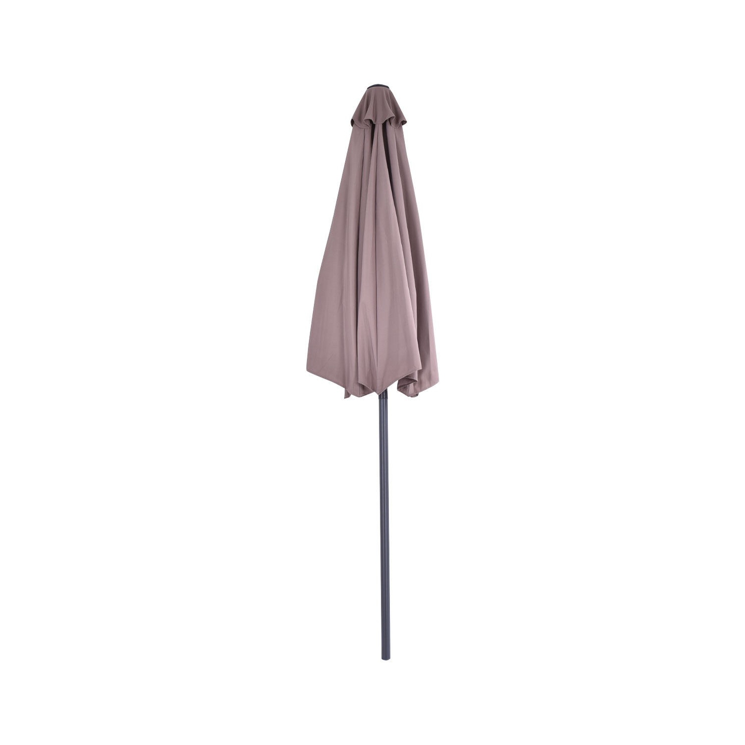 Demi-parasol d'extérieur de 9 pi pour patio ou bistro, conception peu encombrante sans base de poids