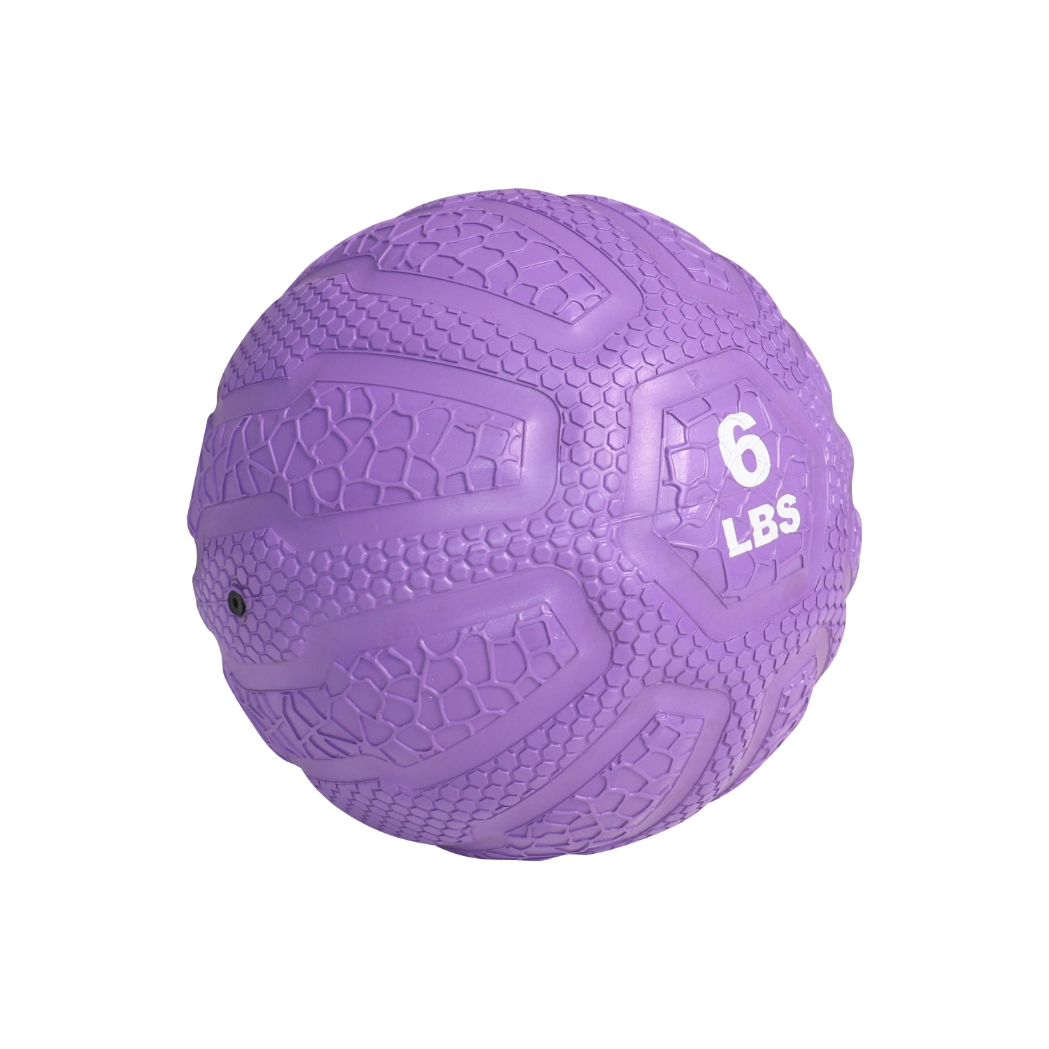 PRISP Weighted Rubber Medicine Ball - Weight Ball for Strength Exercises and Fitness Workouts, 6 lbs